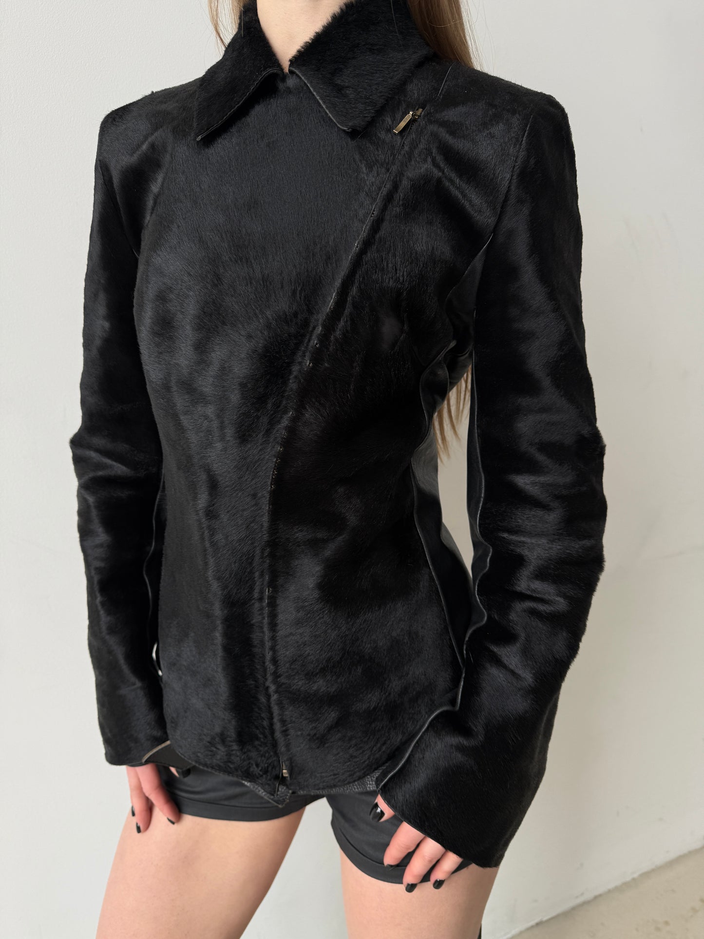 Vintage leather jacket TWINKLING GLOBAL