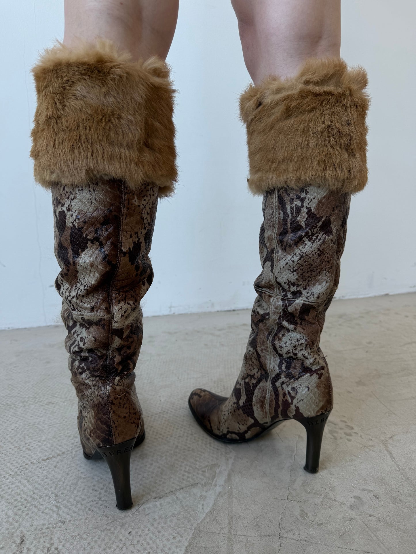 Vintage leather boots TWINKLING GLOBAL