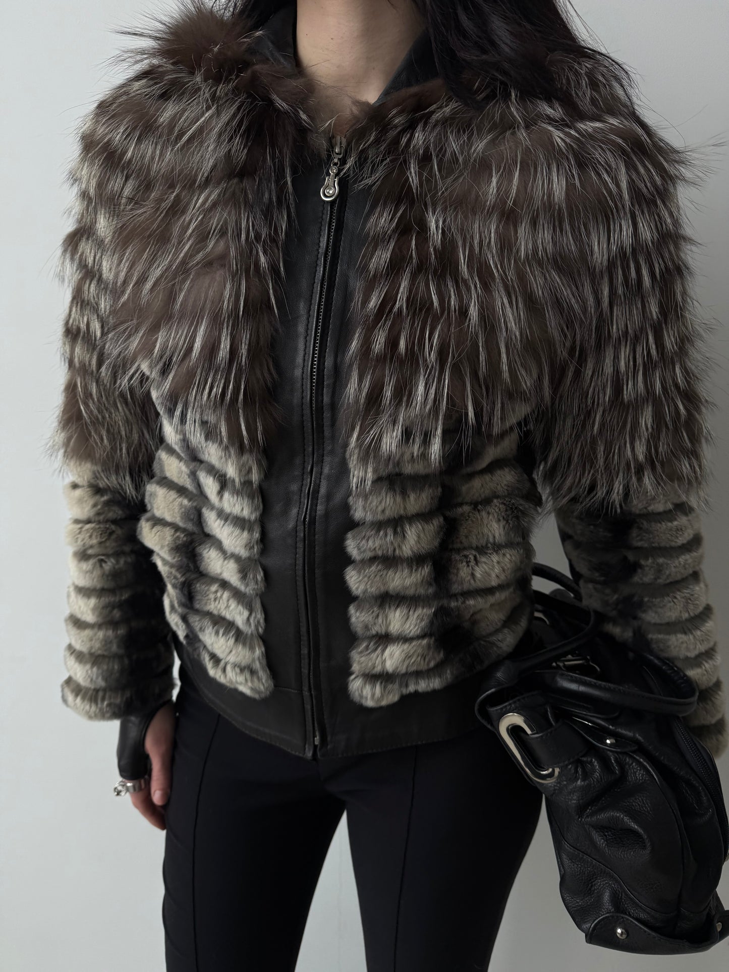 Vintage leather jacketTWINKLING GLOBAL