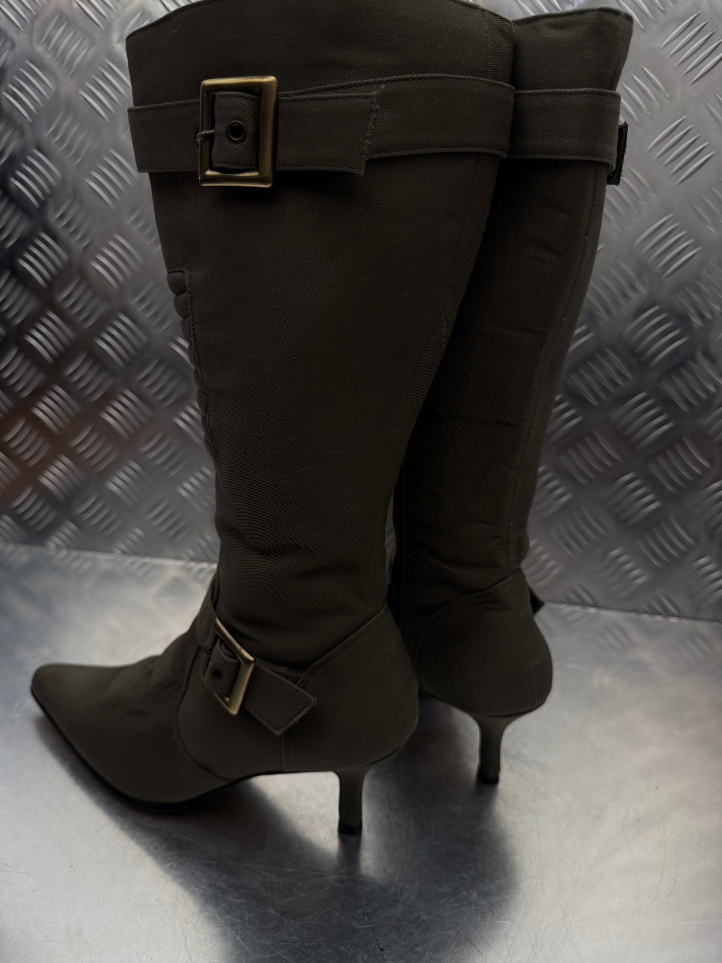 Textile moto style boots TWINKLING GLOBAL