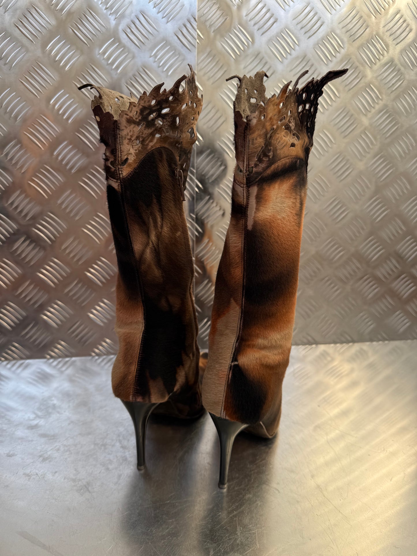 Vintage Italian leather boots Twinkling Global