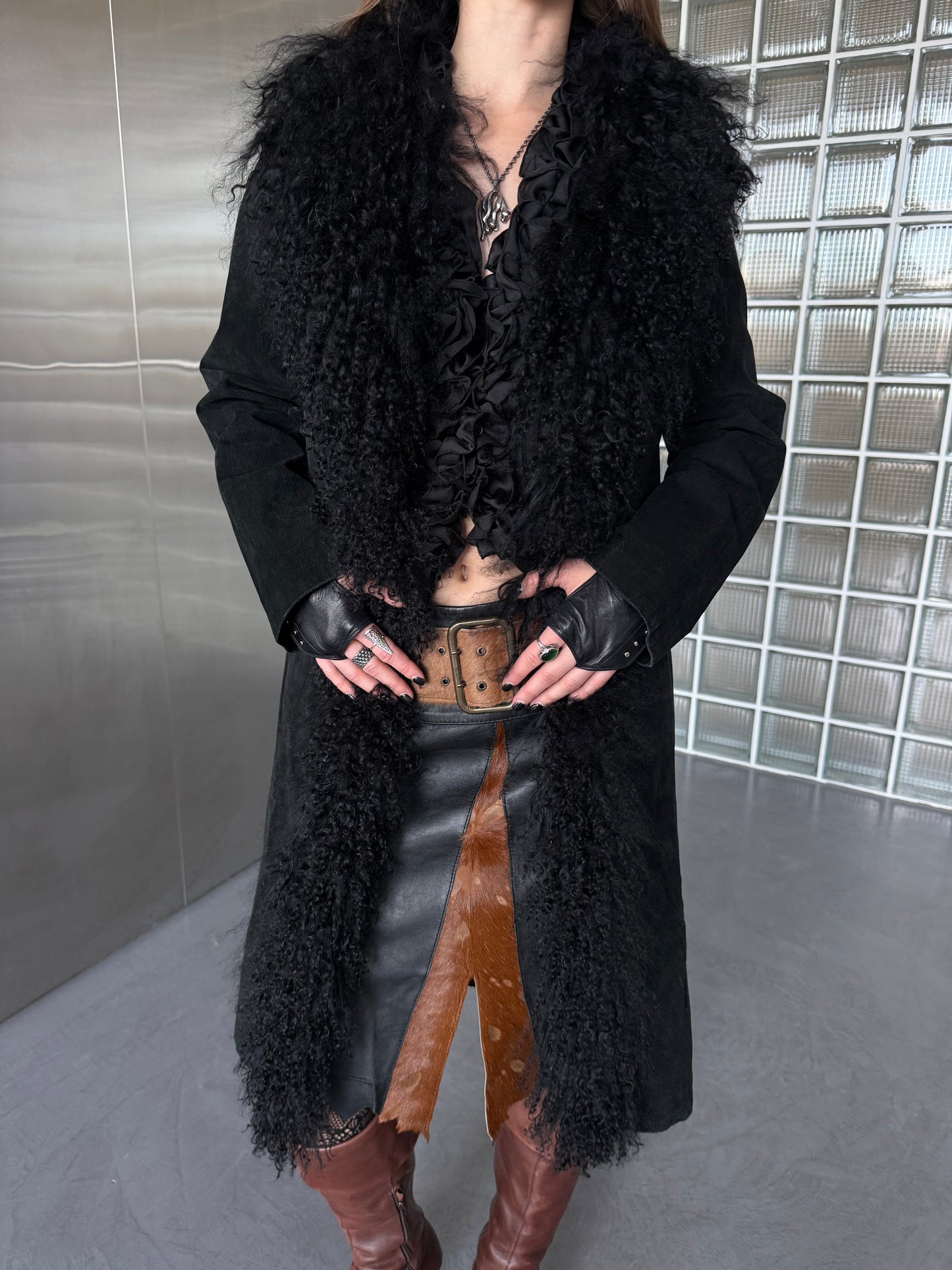 Vintage suede Penny Lane Afghan coat Twinkling Global