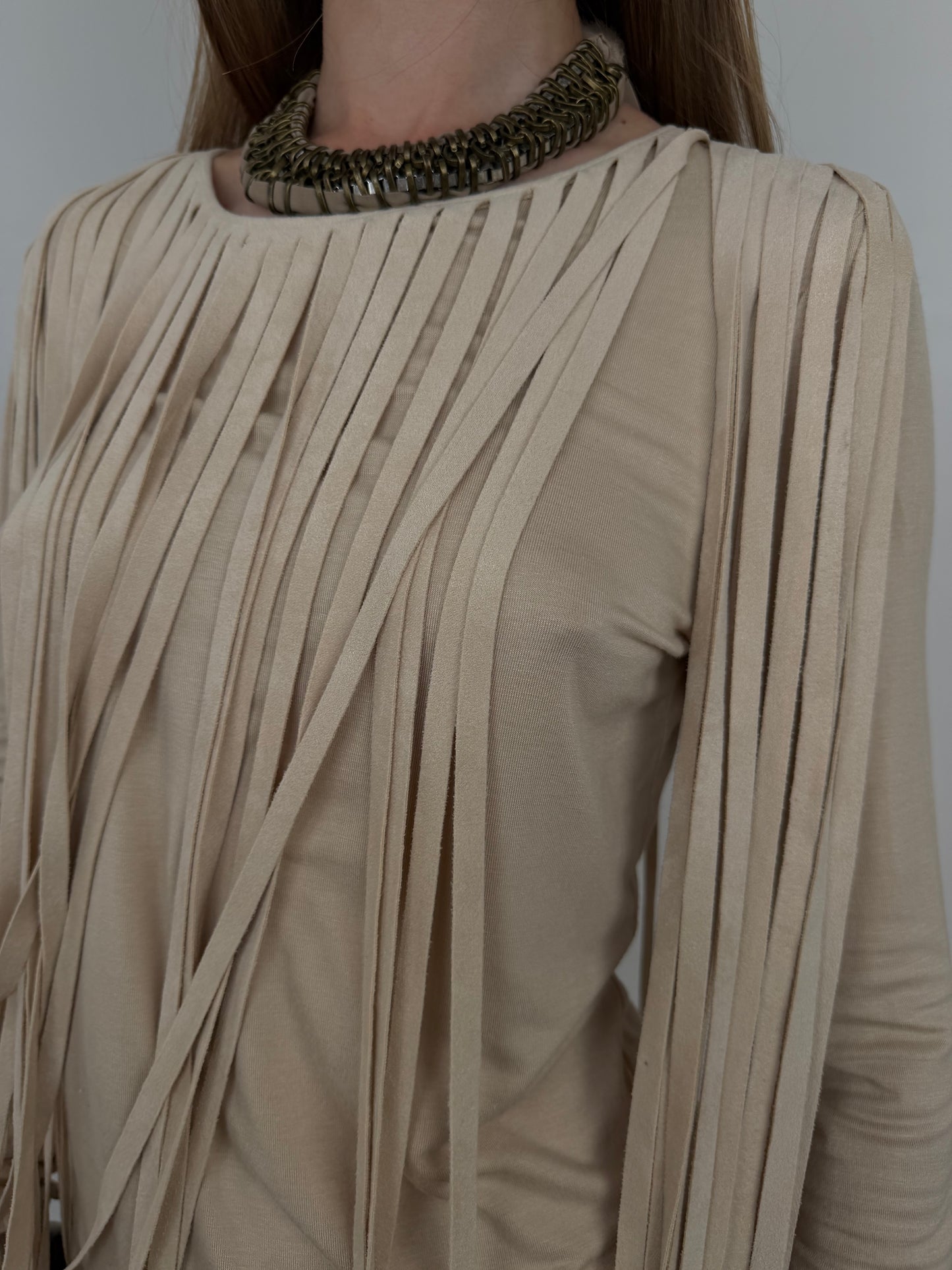Vintage fringe top TWINKLING GLOBAL