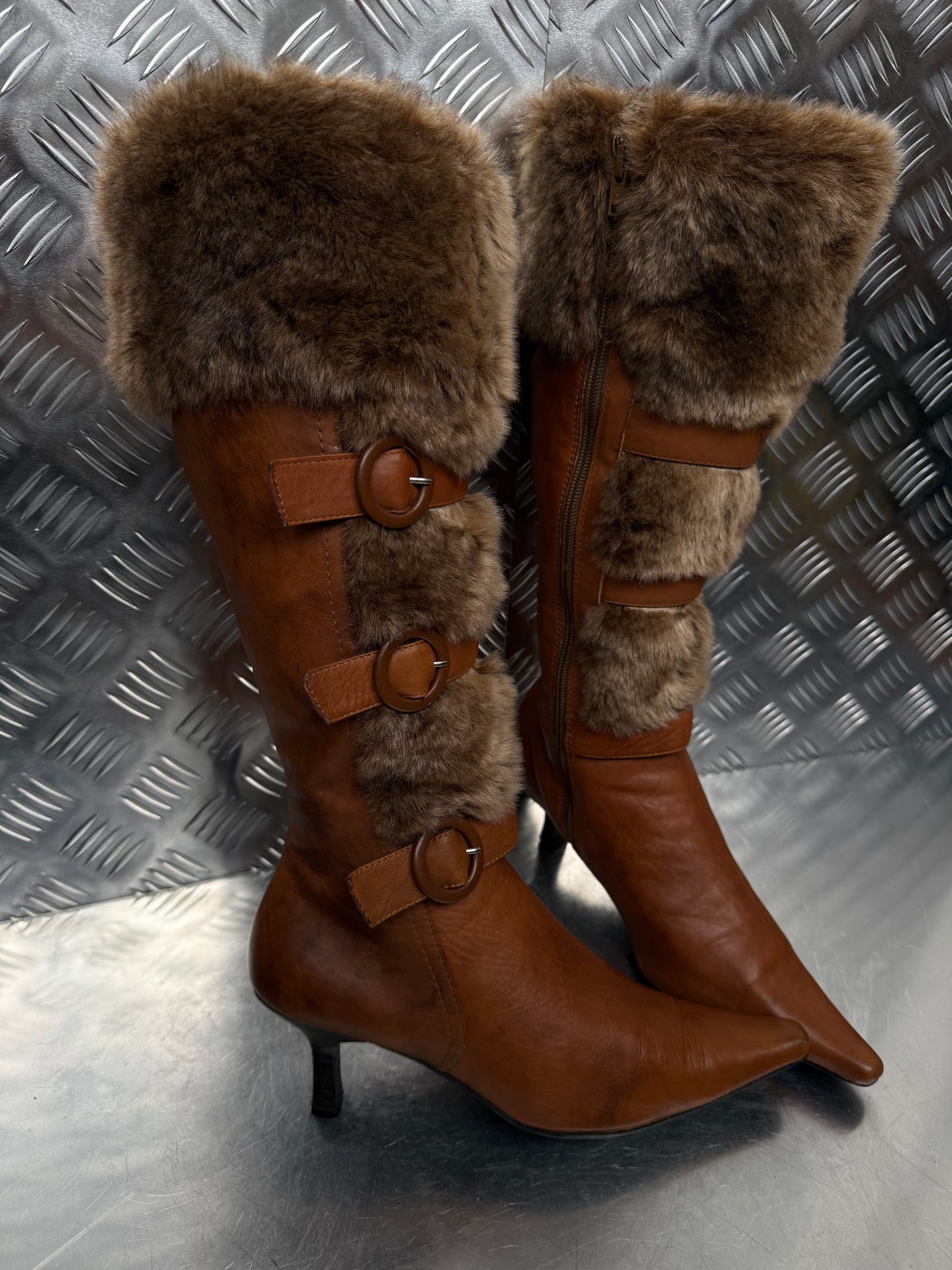 Vintage leather boots TWINKLING GLOBAL