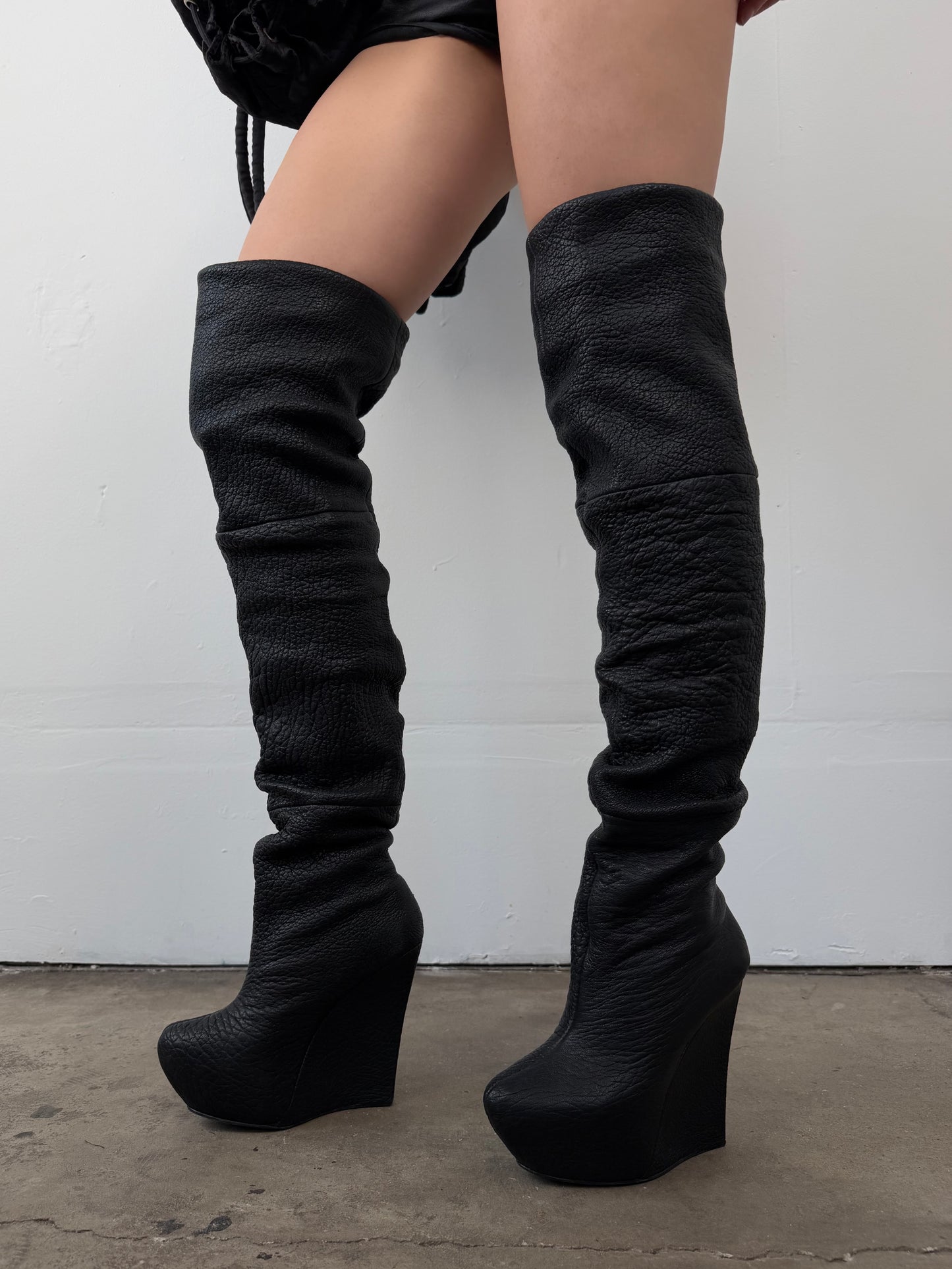 Archive Rock & Republic leather over-the-knee platform boots TWINKLING GLOBAL