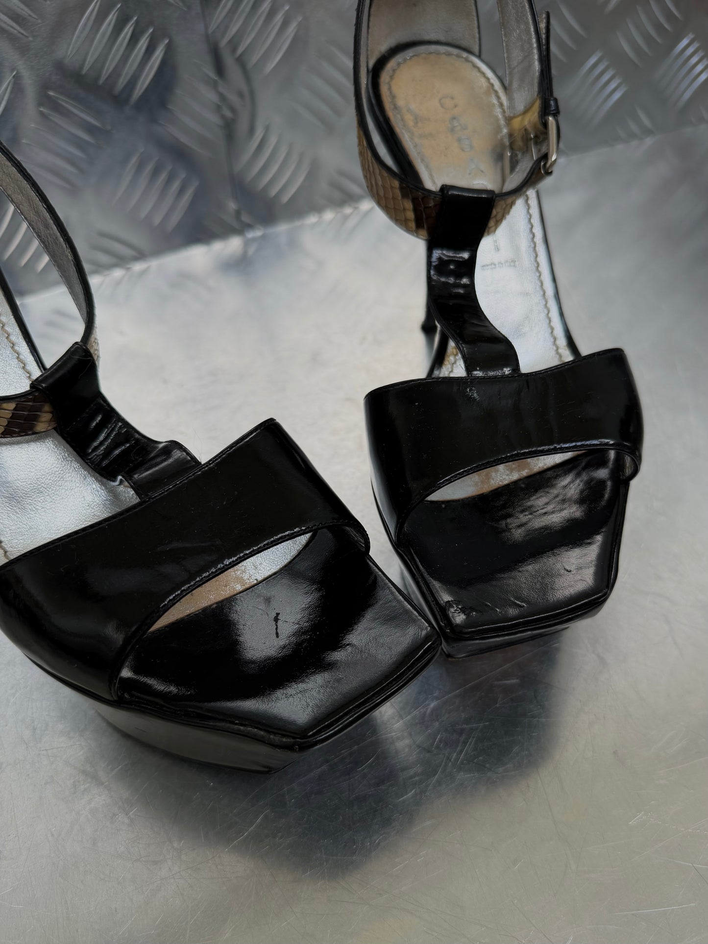 Vintage Casadei platform sandals TWINKLING GLOBAL