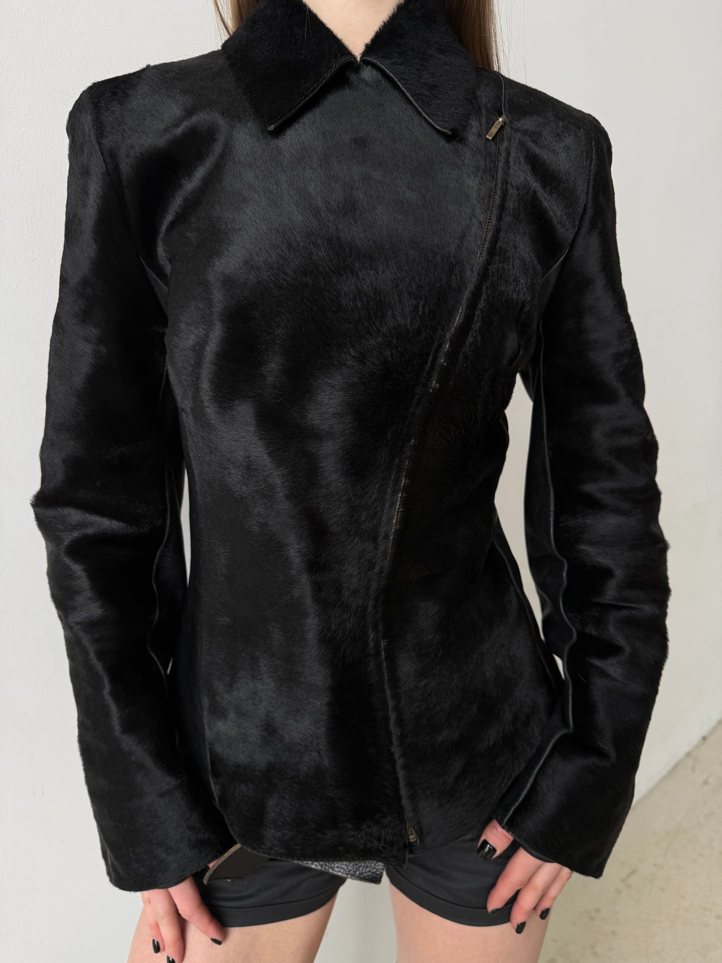 Vintage leather jacket TWINKLING GLOBAL