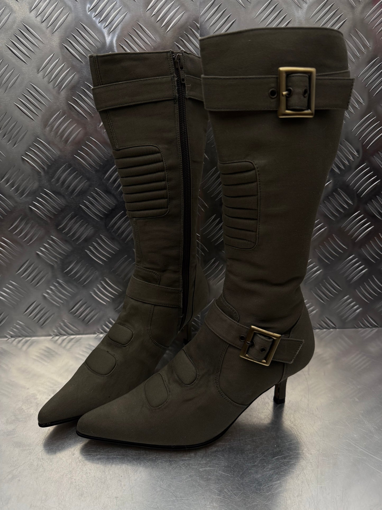Textile moto style boots TWINKLING GLOBAL