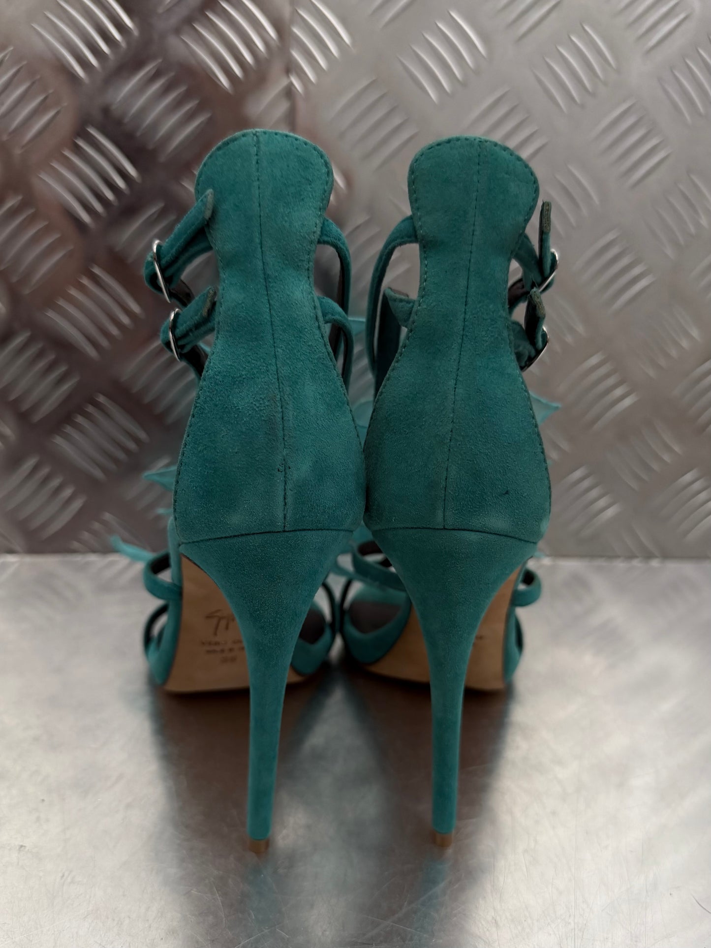 Vintage Giuseppe Zanotti floral heels TWINKLING GLOBAL