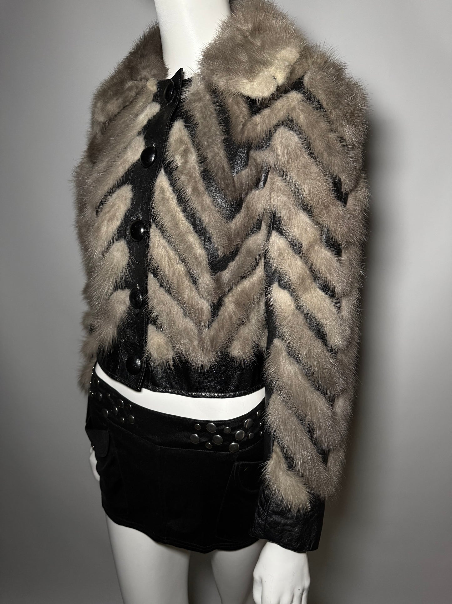 Vintage leather jacket Twinkling Global