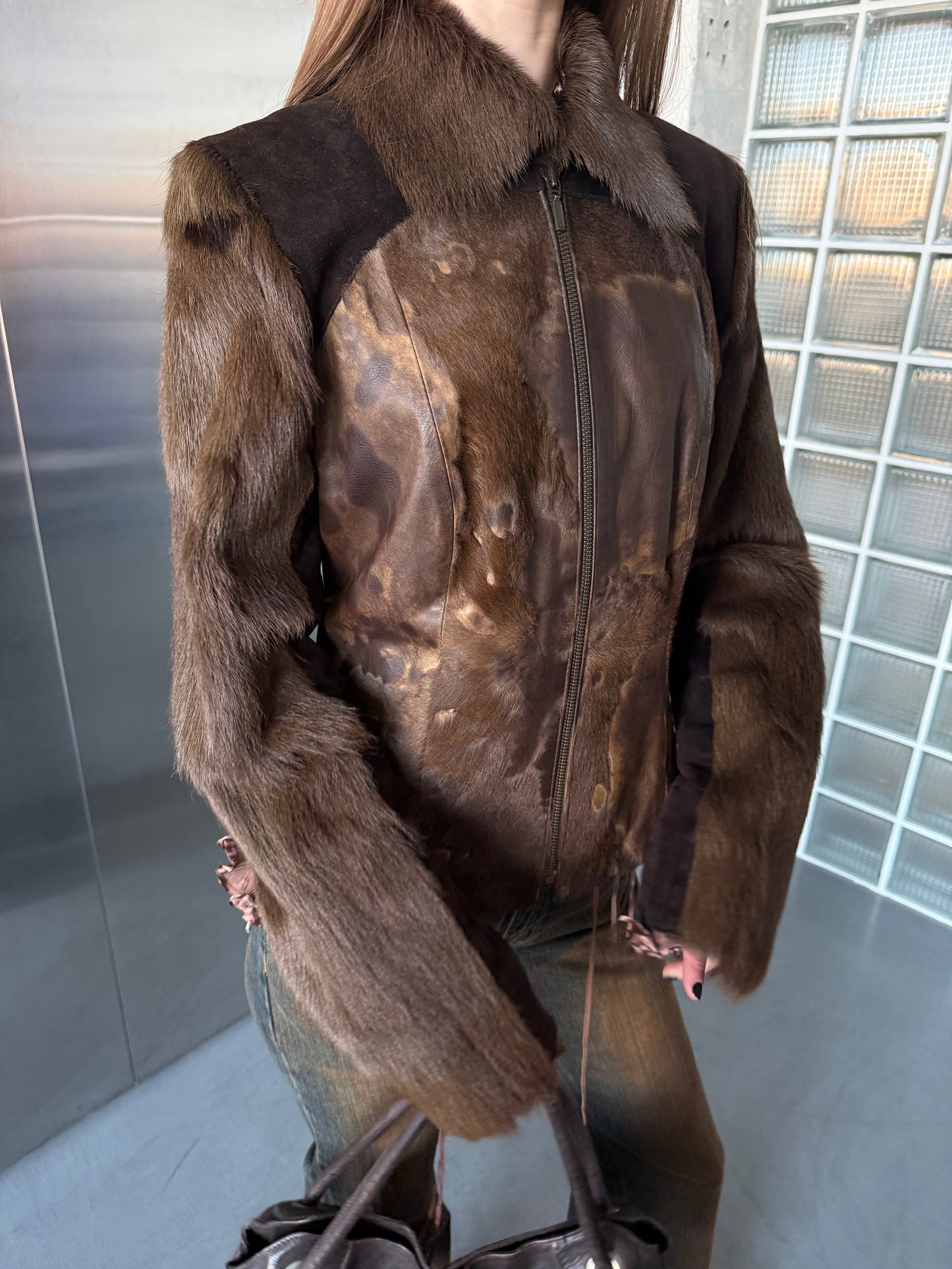 Vintage leather jacket Twinkling Global