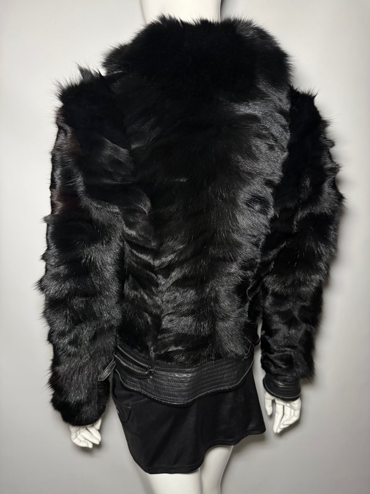 Vintage leather jacket TWINKLING GLOBAL