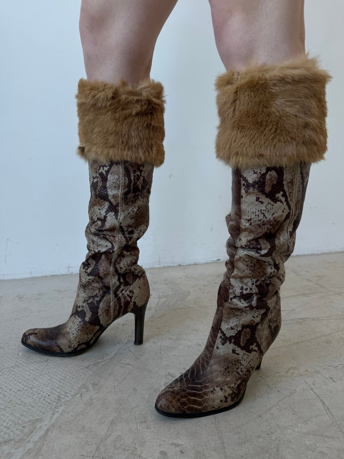 Vintage leather boots TWINKLING GLOBAL