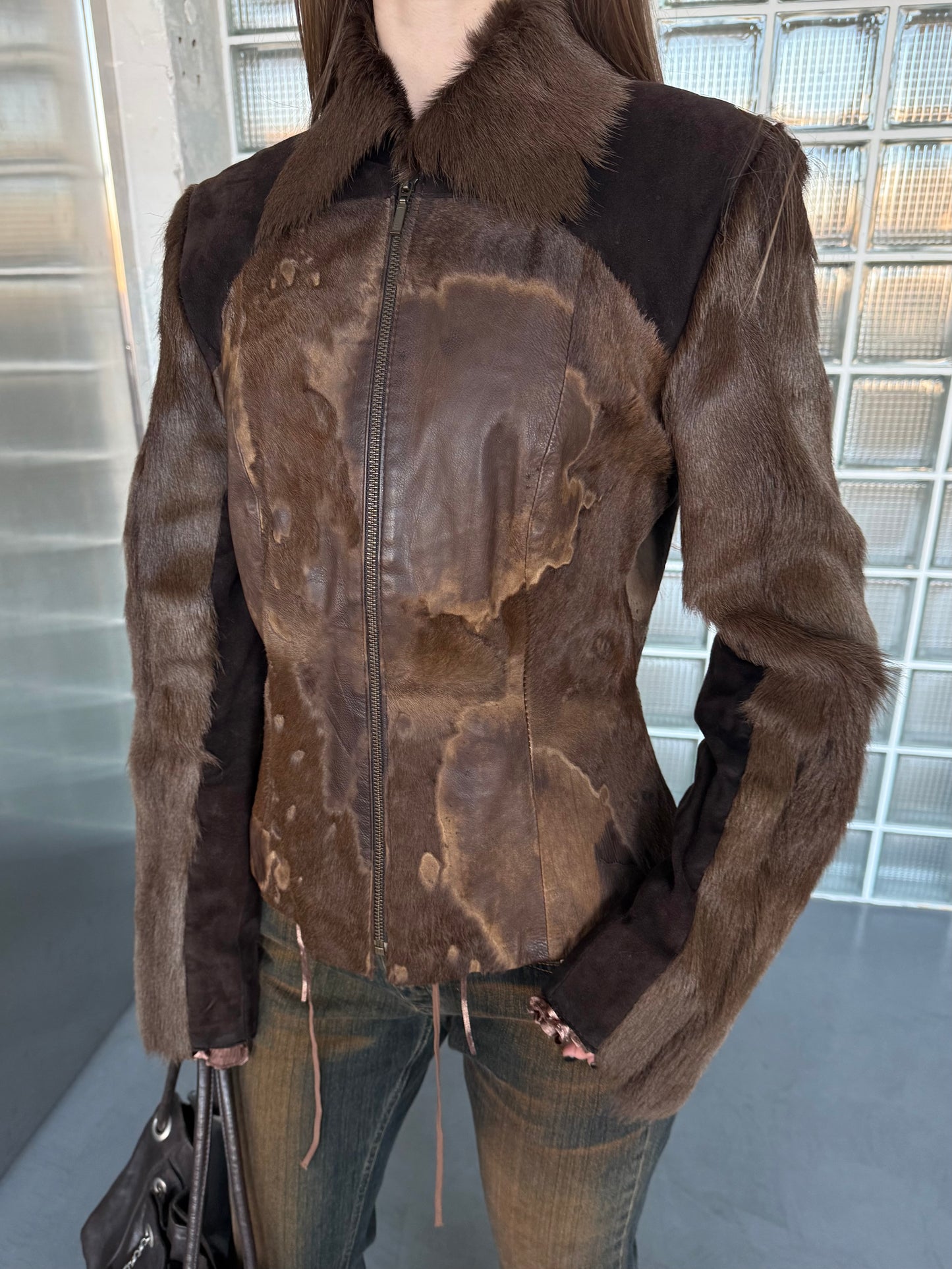 Vintage leather jacket Twinkling Global
