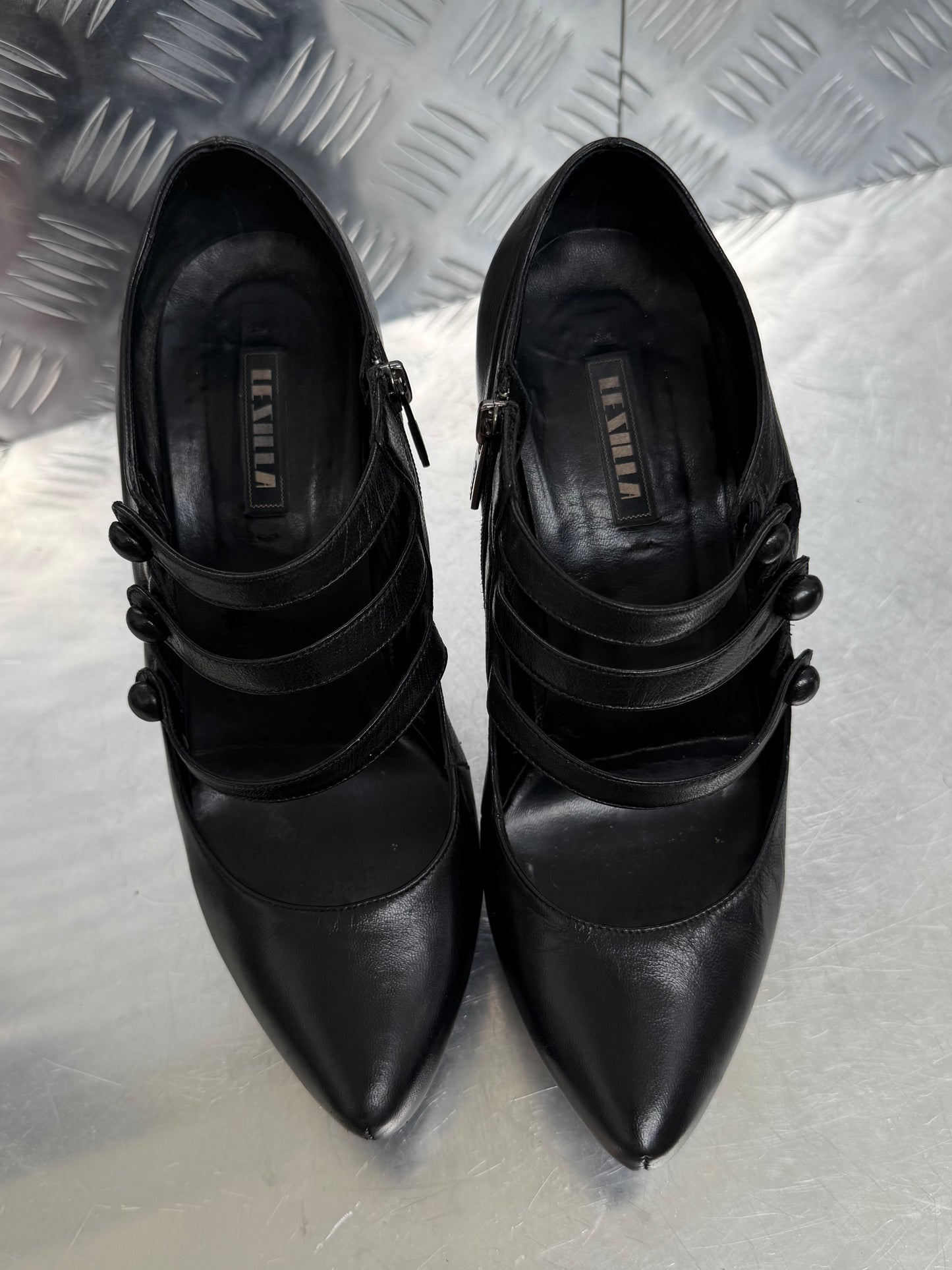 Vintage Le Silla leather platform heels TWINKLING GLOBAL