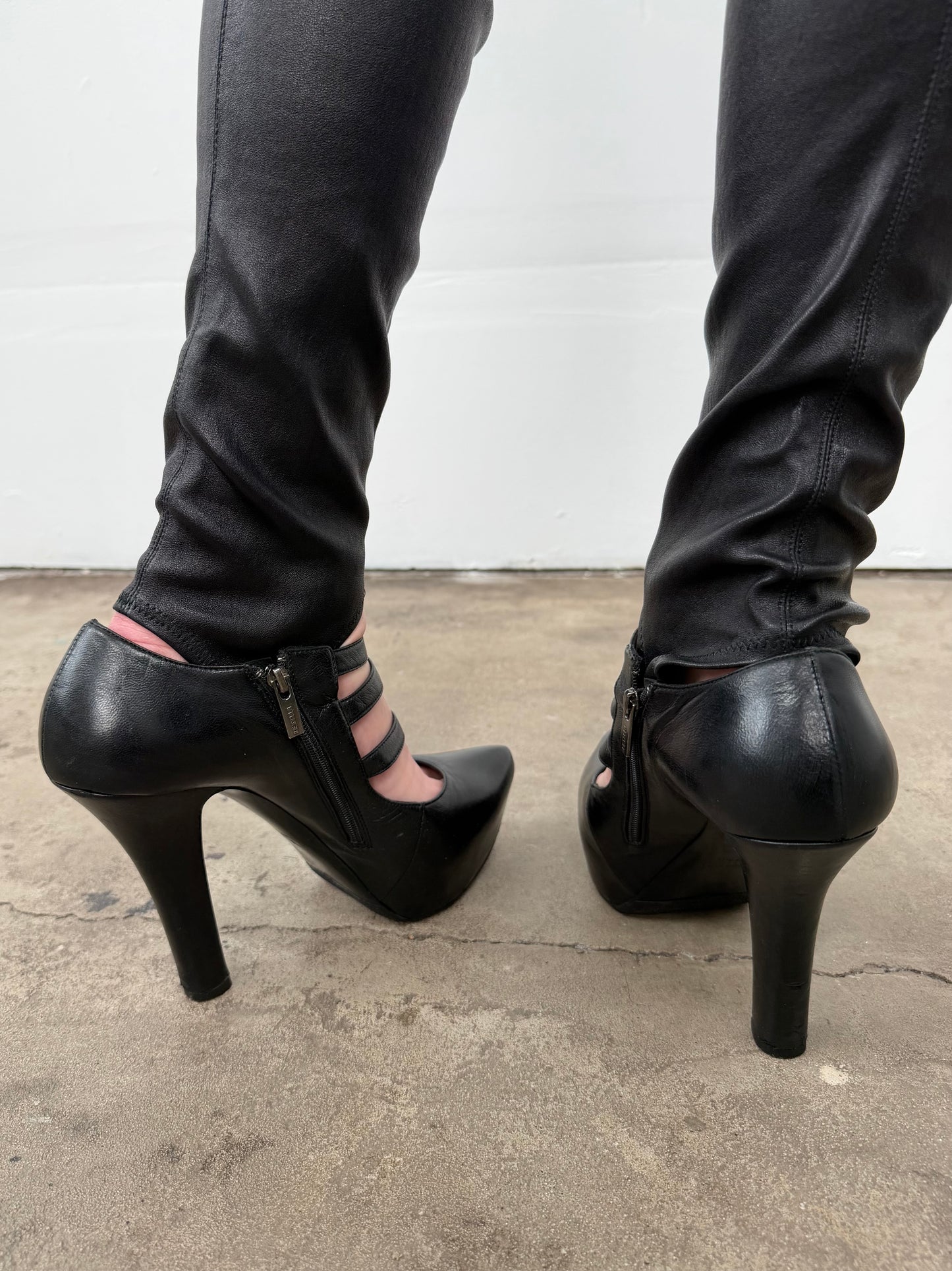 Vintage Le Silla leather platform heels TWINKLING GLOBAL