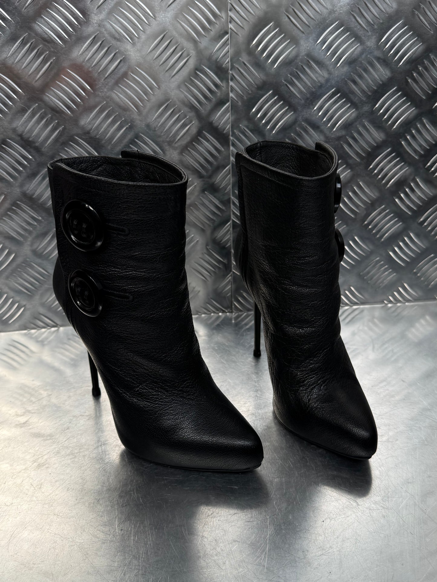 Vintage Gianmarco Lorenzi Buttoned Ankle Boots TWINKLING GLOBAL