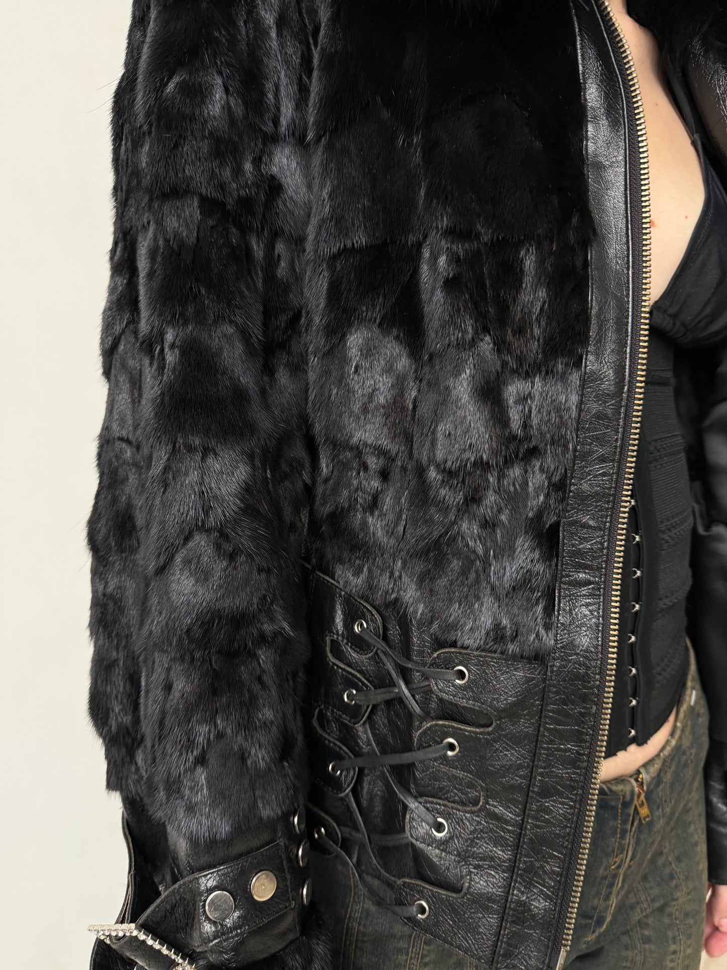 Vintage Leather Jacket TWINKLING GLOBAL