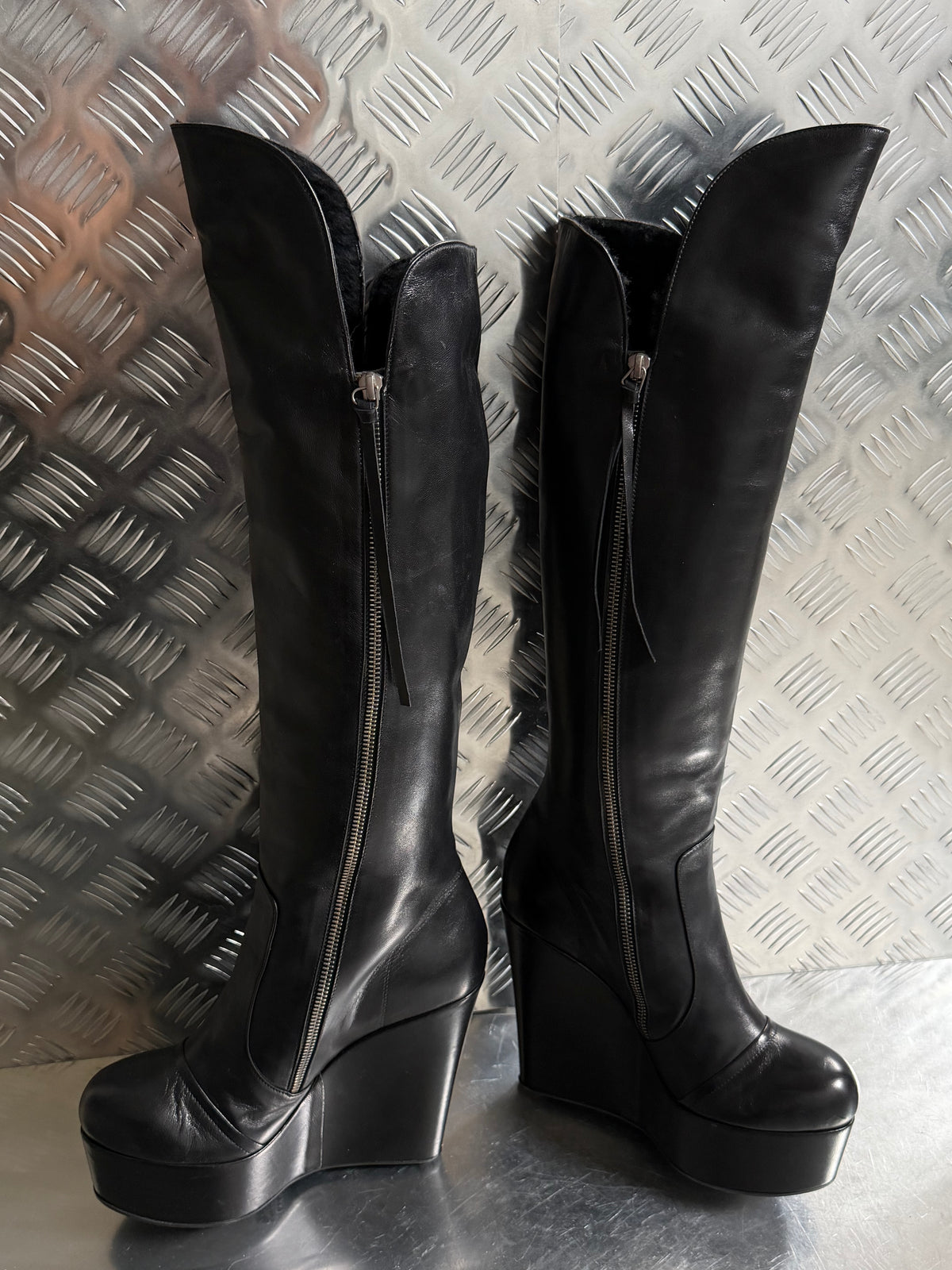 Bruno Bordese over-the-knee platform boots TWINKLING GLOBAL