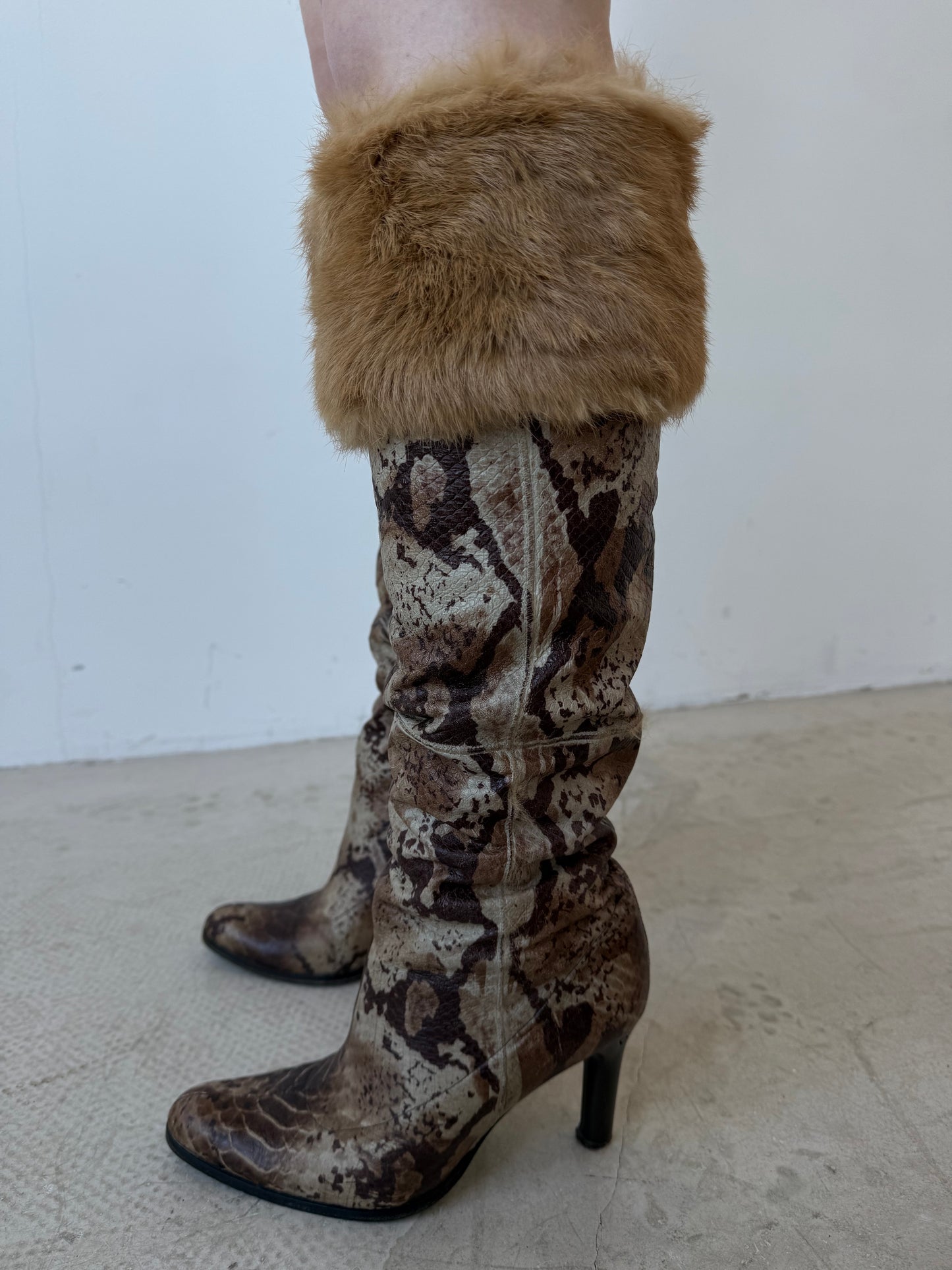Vintage leather boots TWINKLING GLOBAL