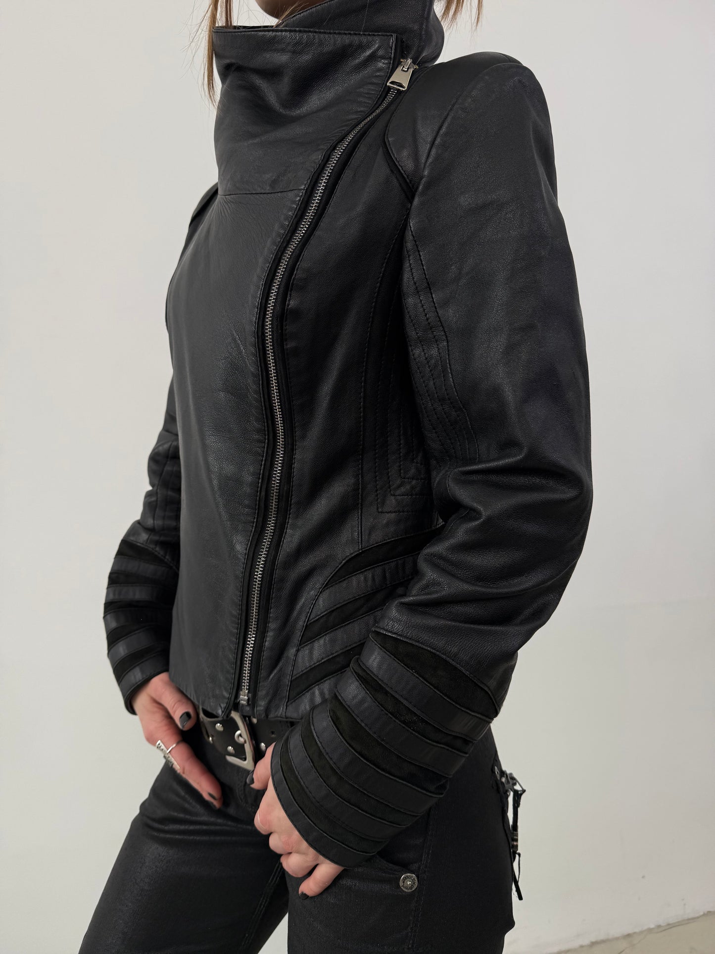 Vintage leather jacket TWINKLING GLOBAL
