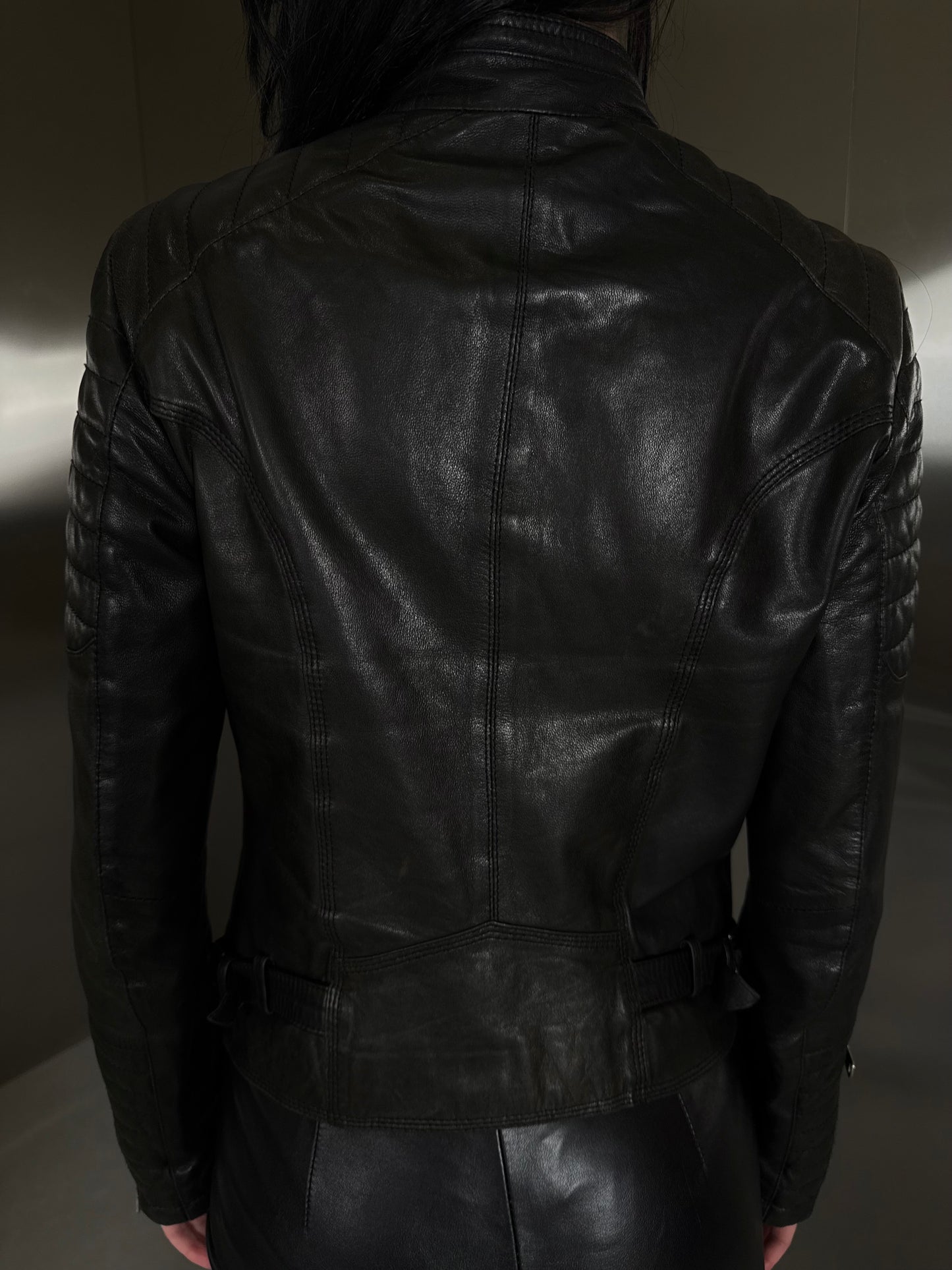 Vintage leather jacket TWINKLING GLOBAL