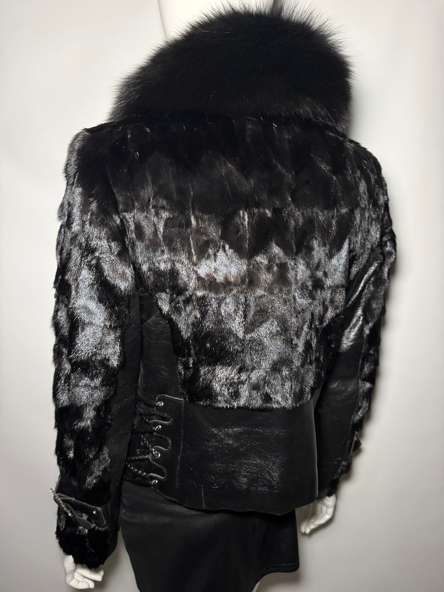 Vintage Leather Jacket TWINKLING GLOBAL
