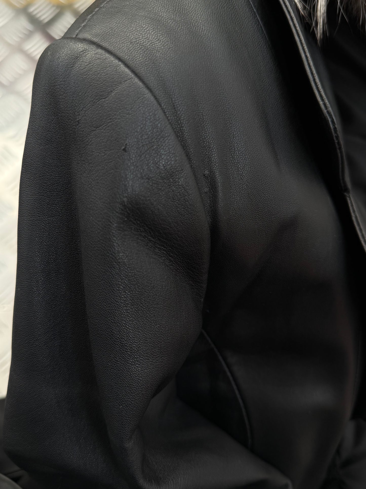 Vintage genuine leather maxi coat TWINKLING GLOBAL