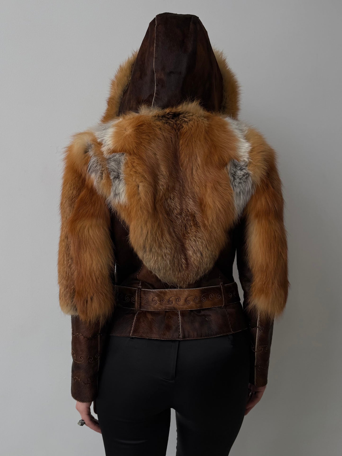 Vintage leather jacket TWINKLING GLOBAL