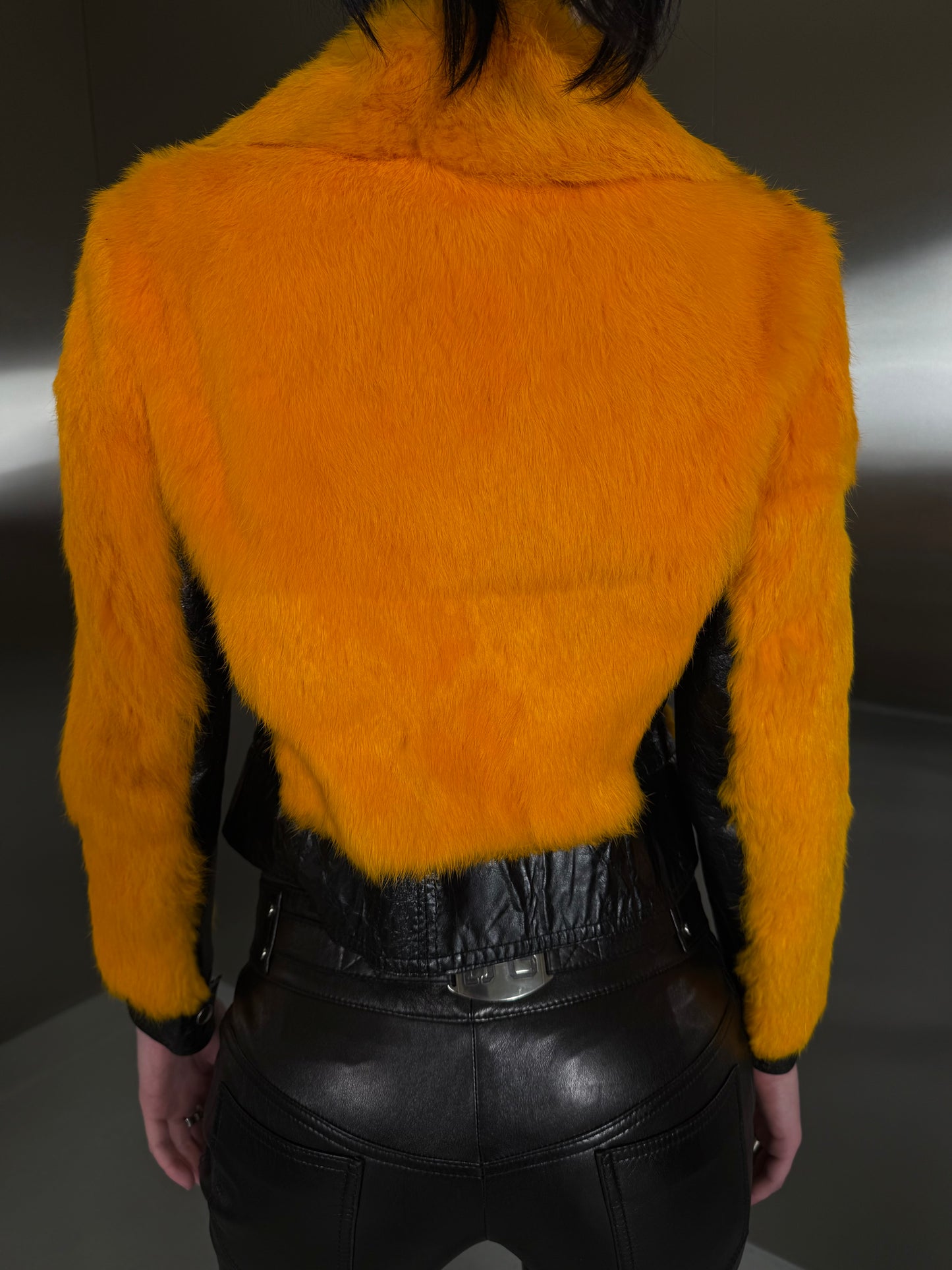 Vintage leather jacket TWINKLING GLOBAL
