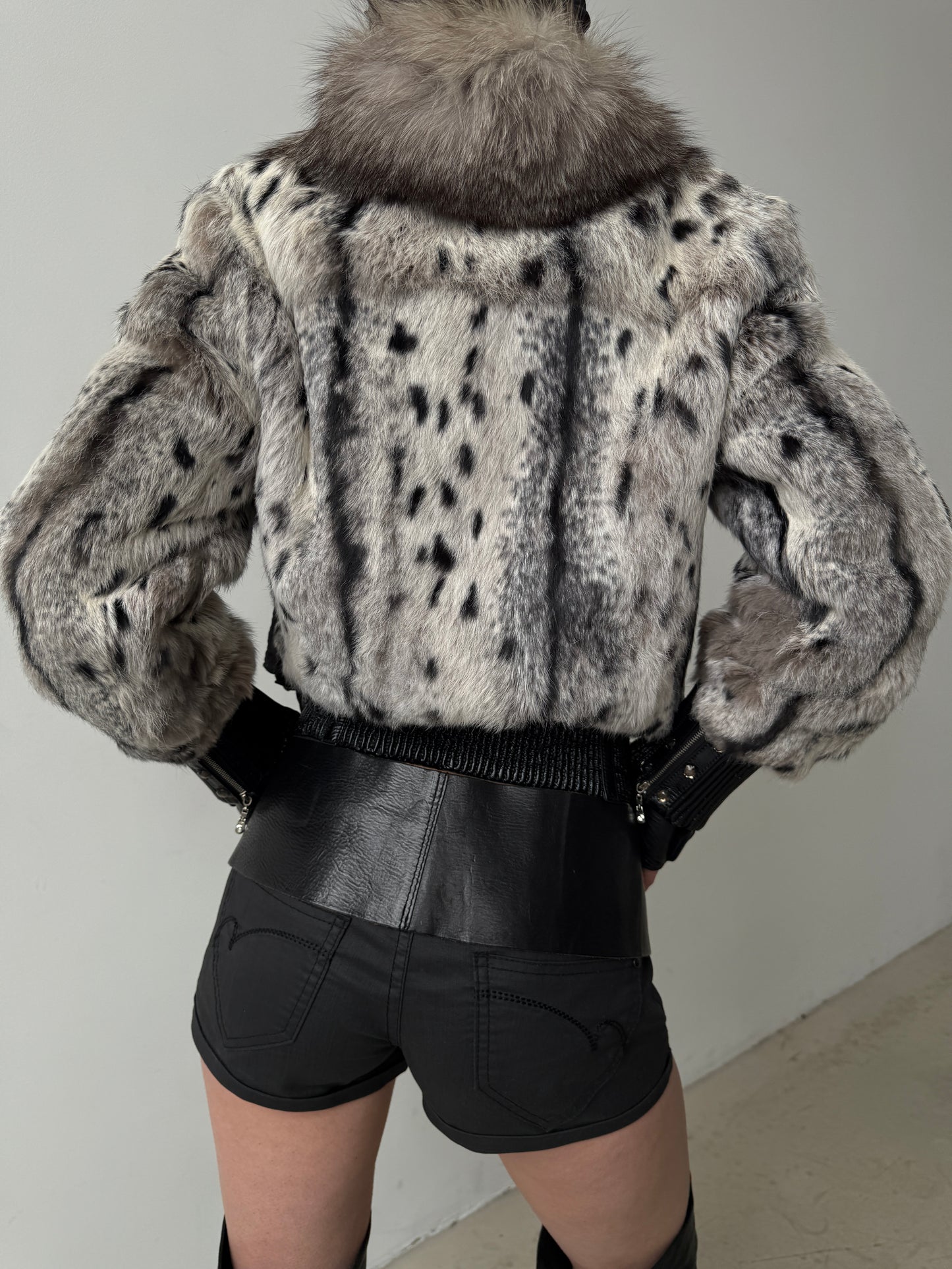Vintage leather jacket TWINKLING GLOBAL
