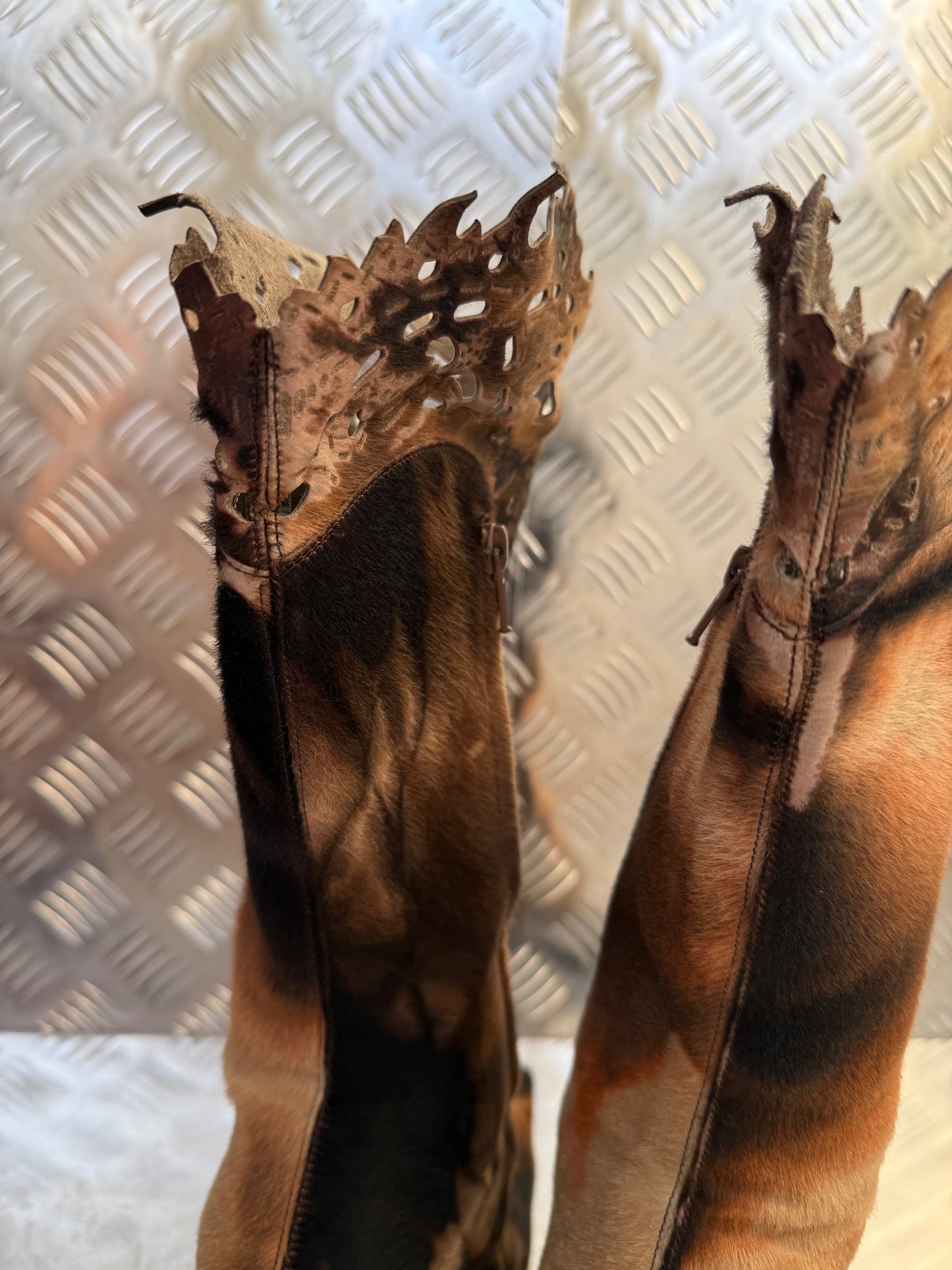 Vintage Italian leather boots Twinkling Global