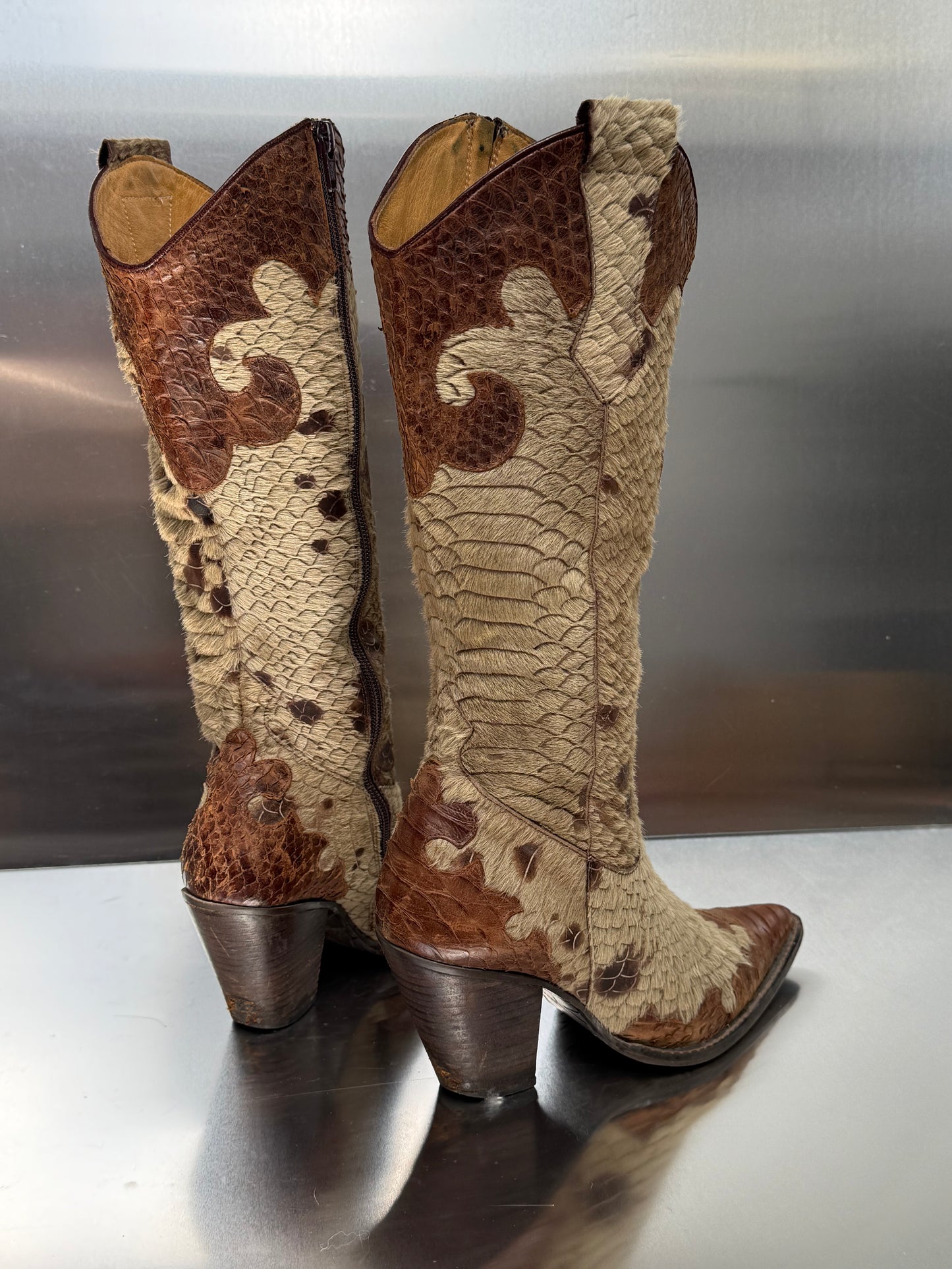 Vintage Cowboy Boots Sandra - TWINKLING GLOBAL