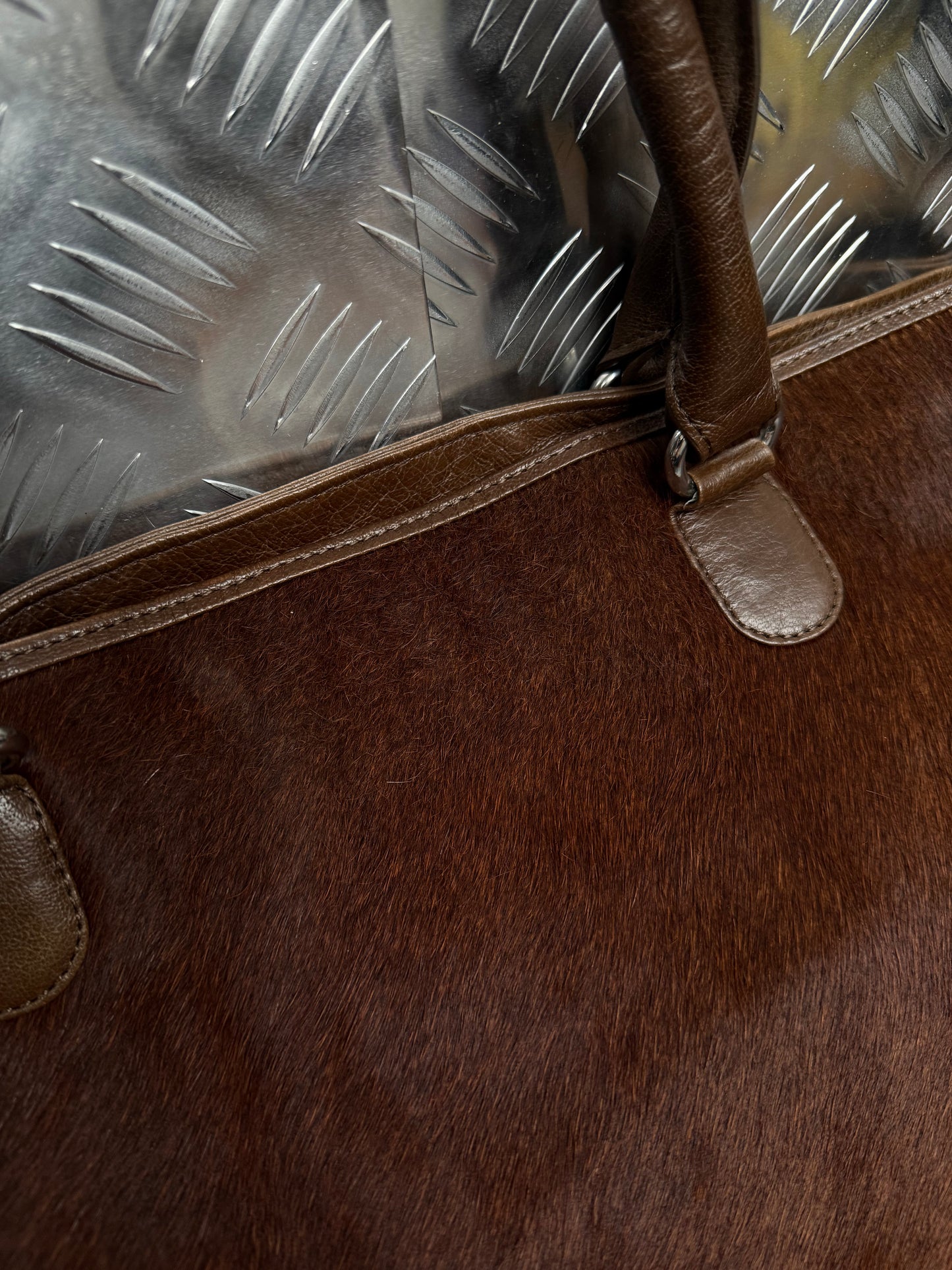 Vintage leather bag TWINKLING GLOBAL