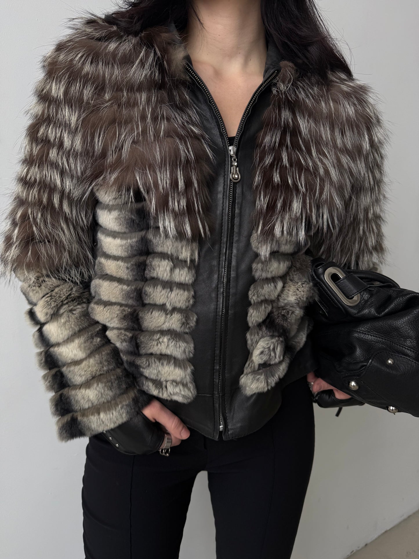 Vintage leather jacketTWINKLING GLOBAL