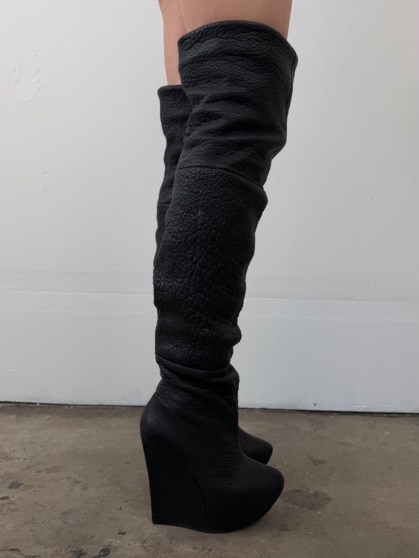 Archive Rock & Republic leather over-the-knee platform boots TWINKLING GLOBAL