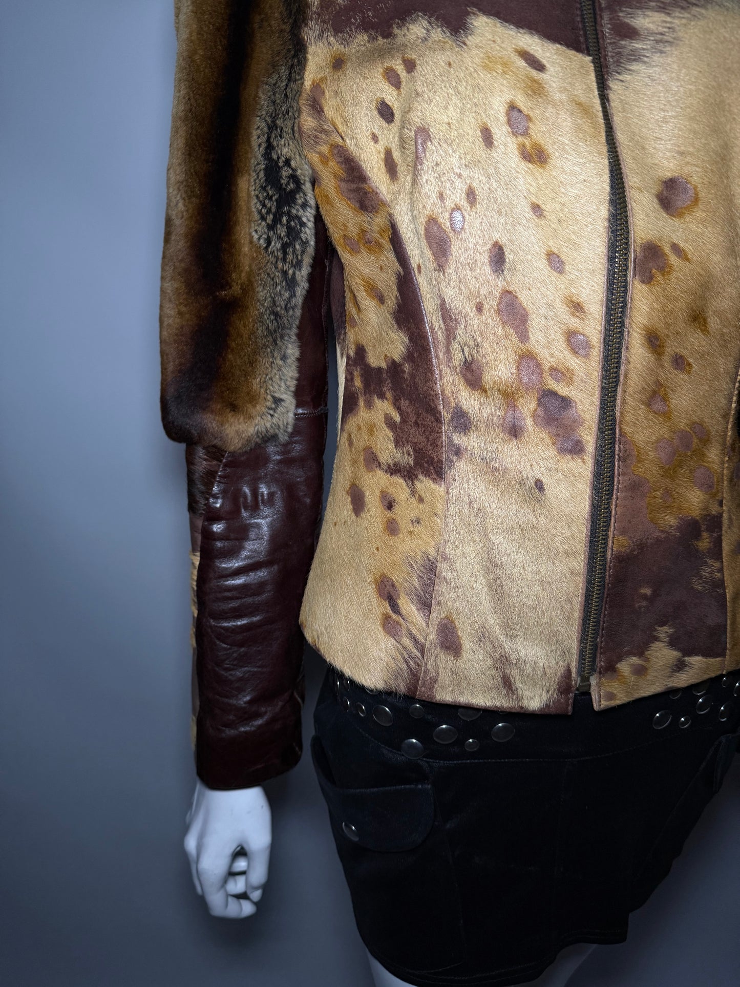 Vintage leather jacket TWINKLING GLOBAL