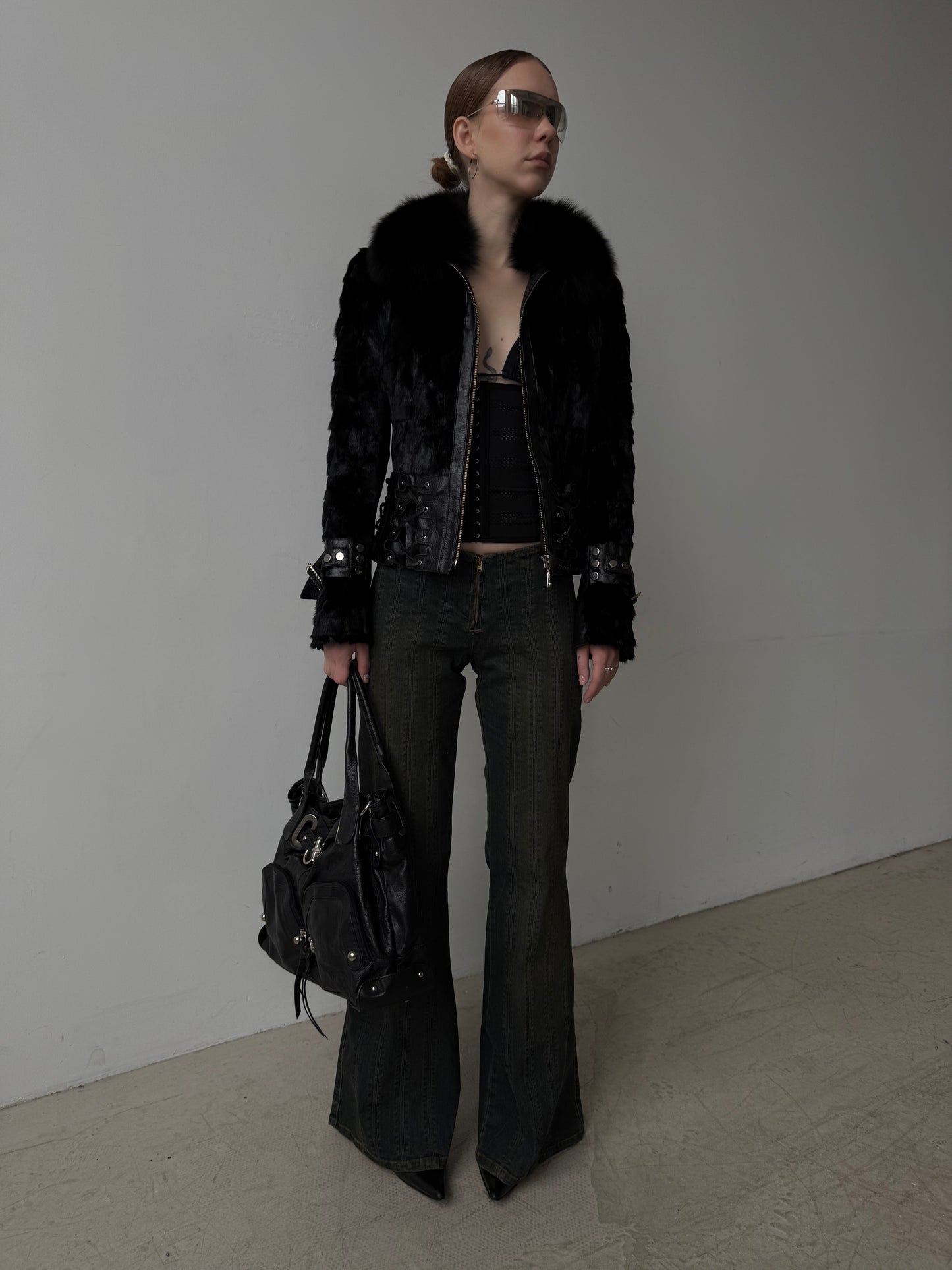 Vintage Leather Jacket TWINKLING GLOBAL