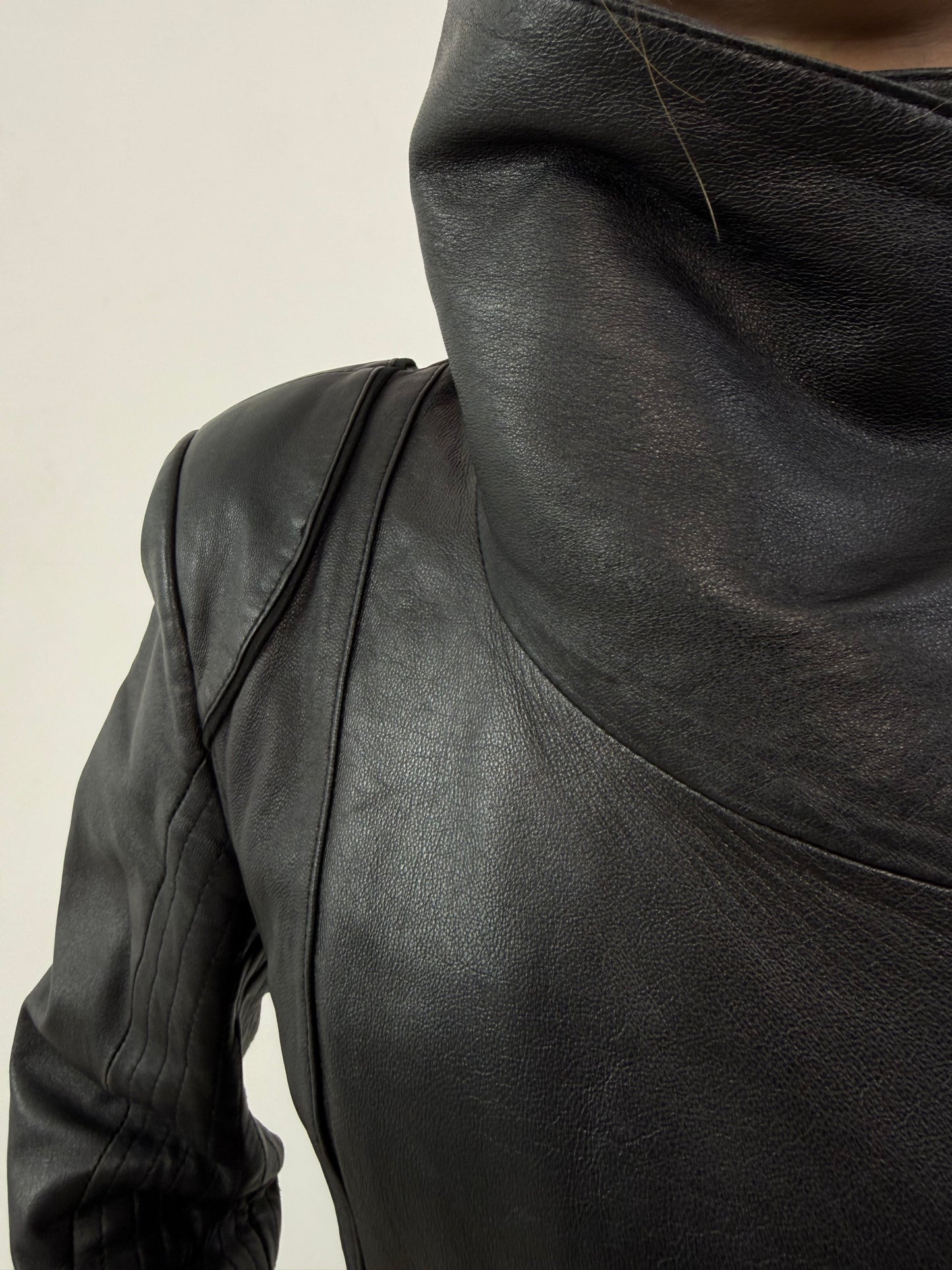 Vintage leather jacket TWINKLING GLOBAL