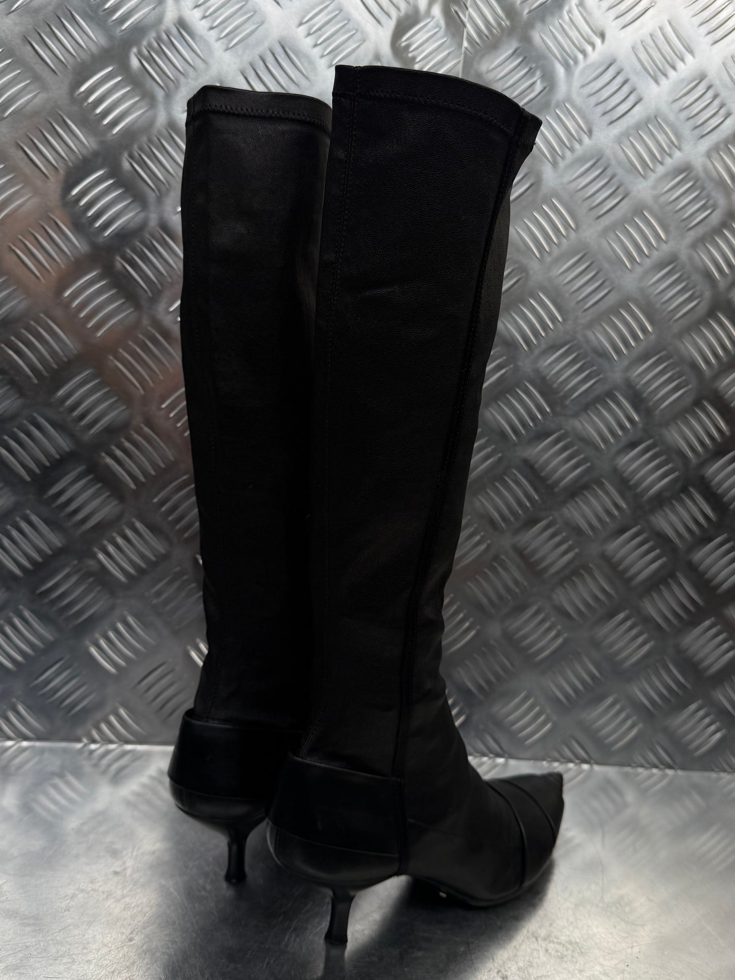 SHY Italian leather stiletto boots TWINKLING GLOBAL