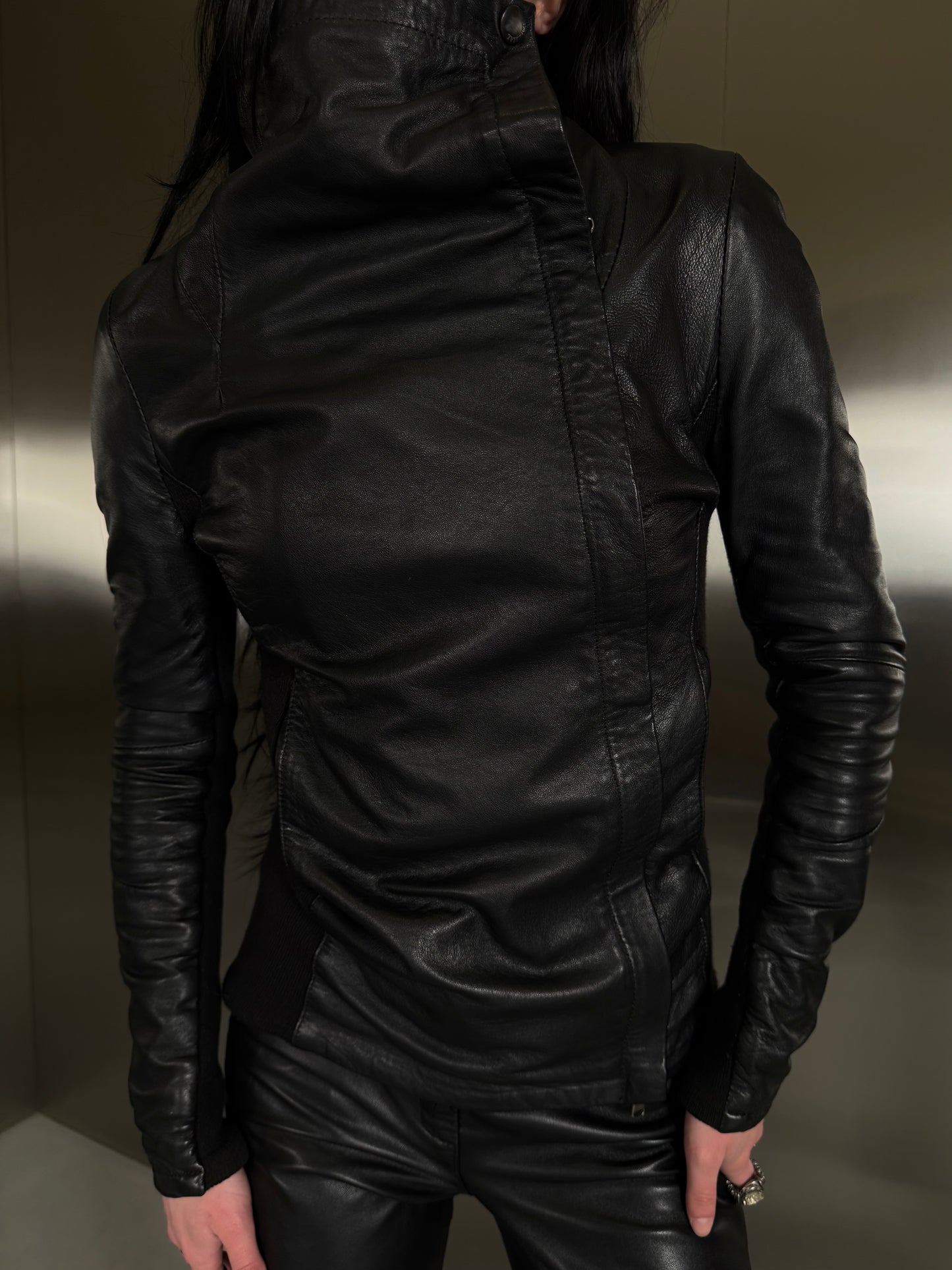 Vintage leather jacket TWINKLING GLOBAL