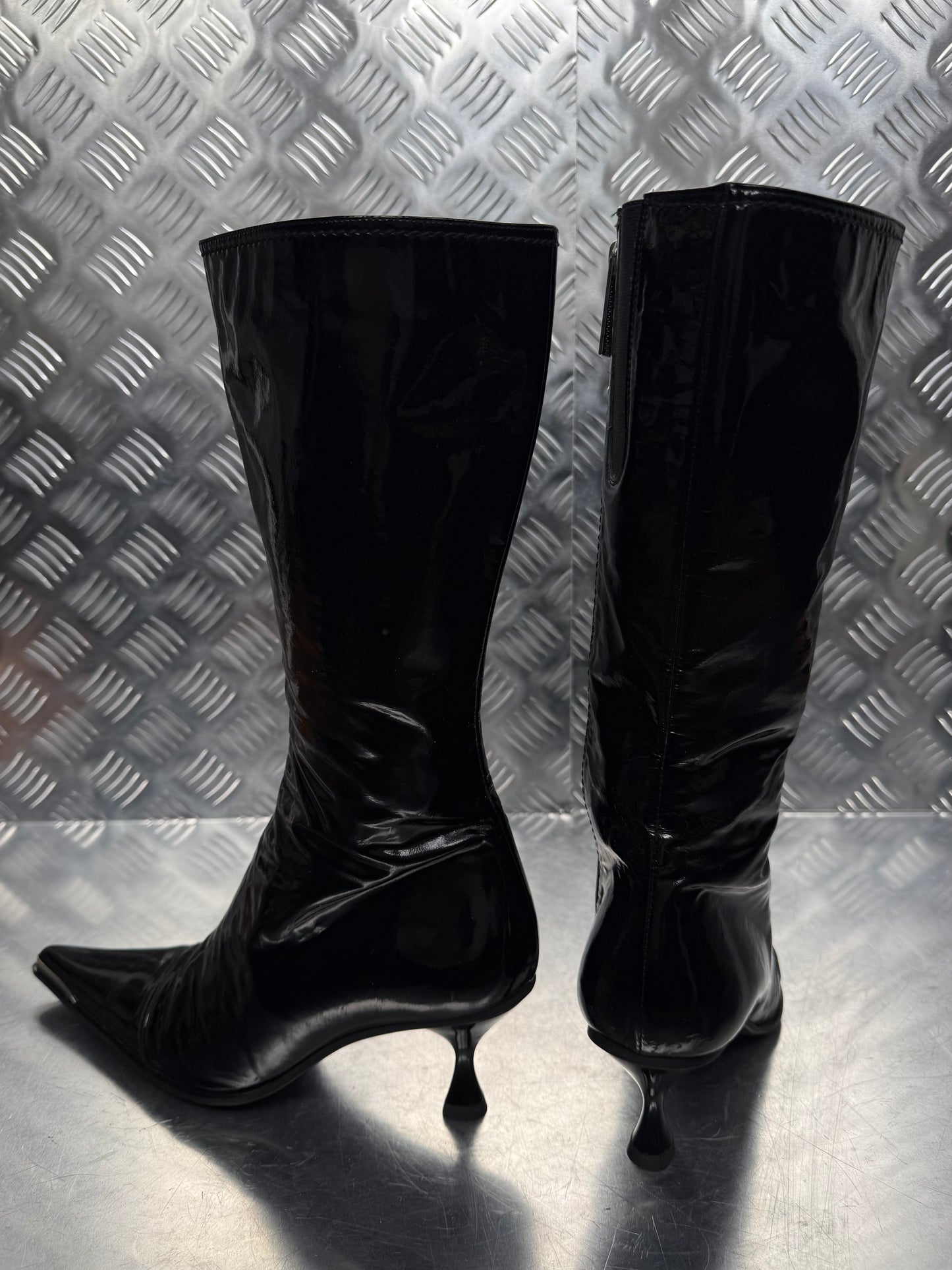 Vintage Luciano Podavan leather boots TWINKLING GLOBAL