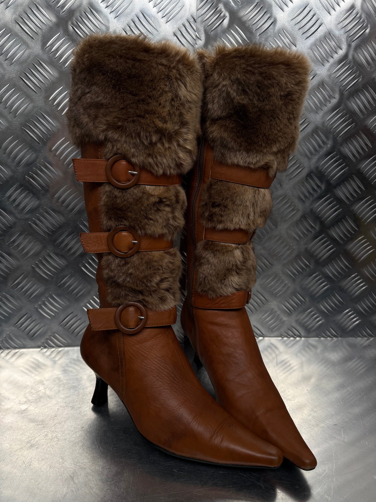 Vintage leather boots TWINKLING GLOBAL