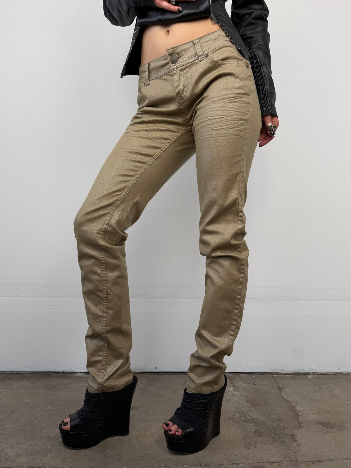Beige jeans TWINKLING GLOBAL