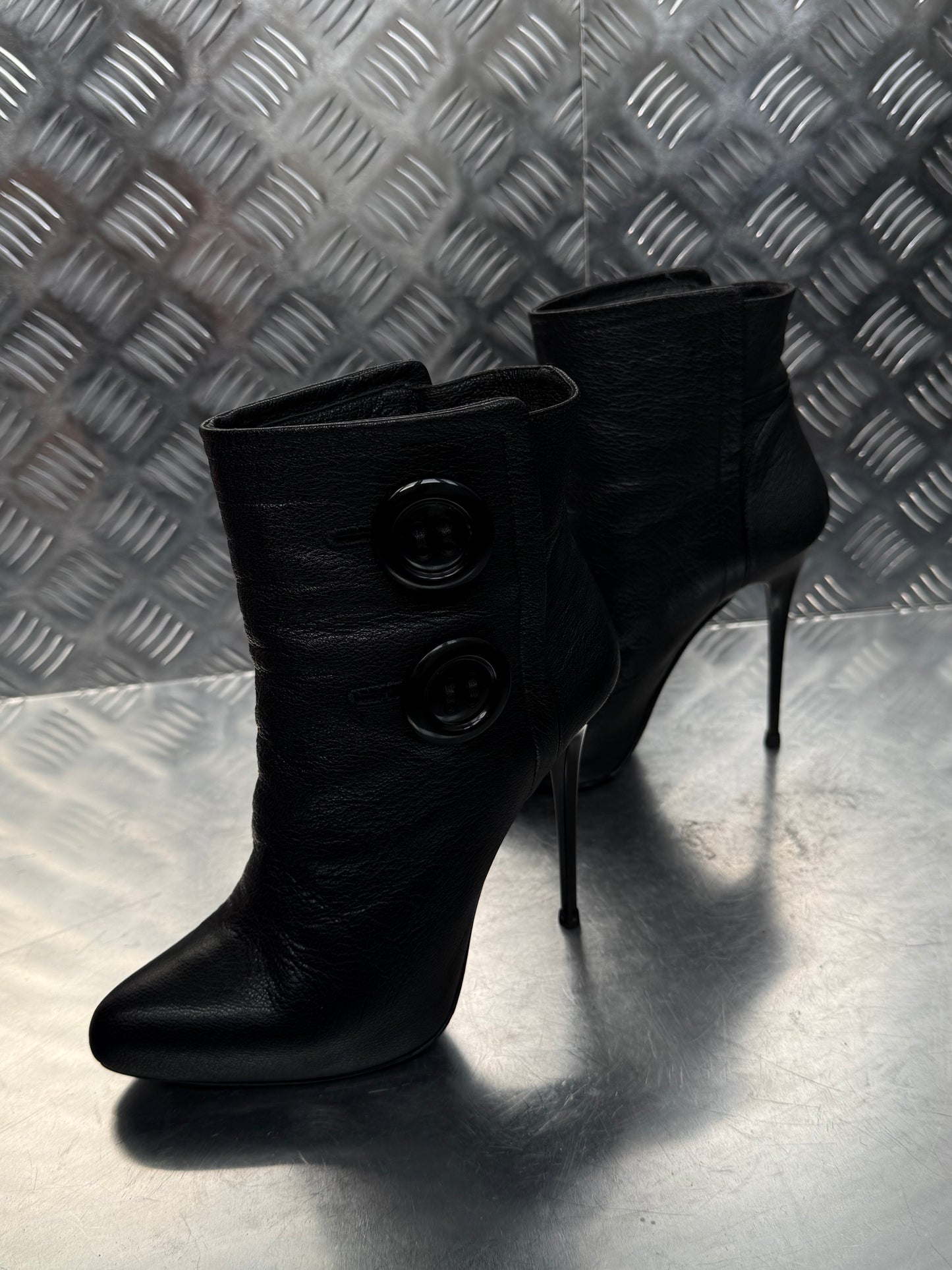 Vintage Gianmarco Lorenzi Buttoned Ankle Boots TWINKLING GLOBAL