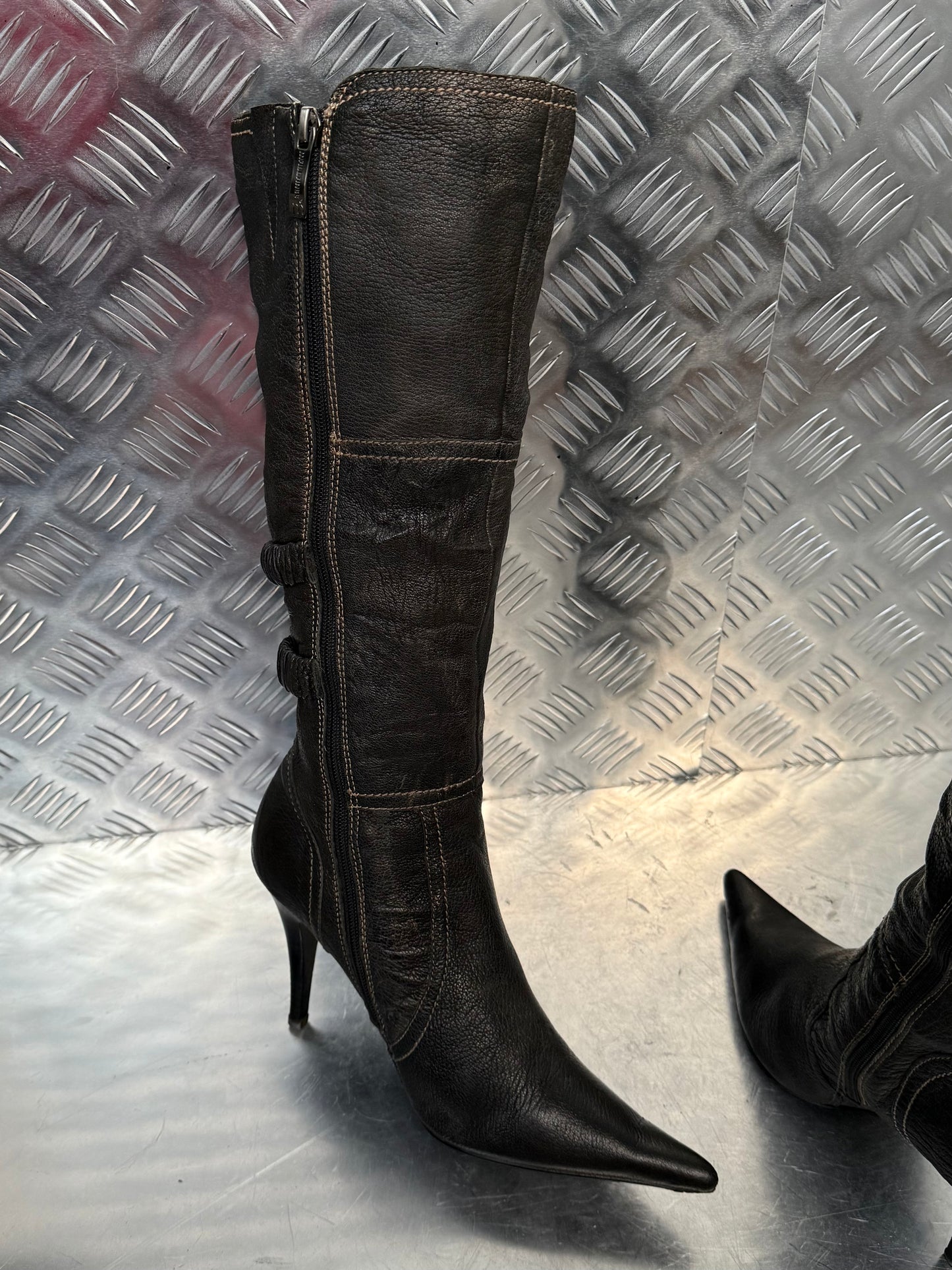 Vintage leather boots TWINKLING GLOBAL