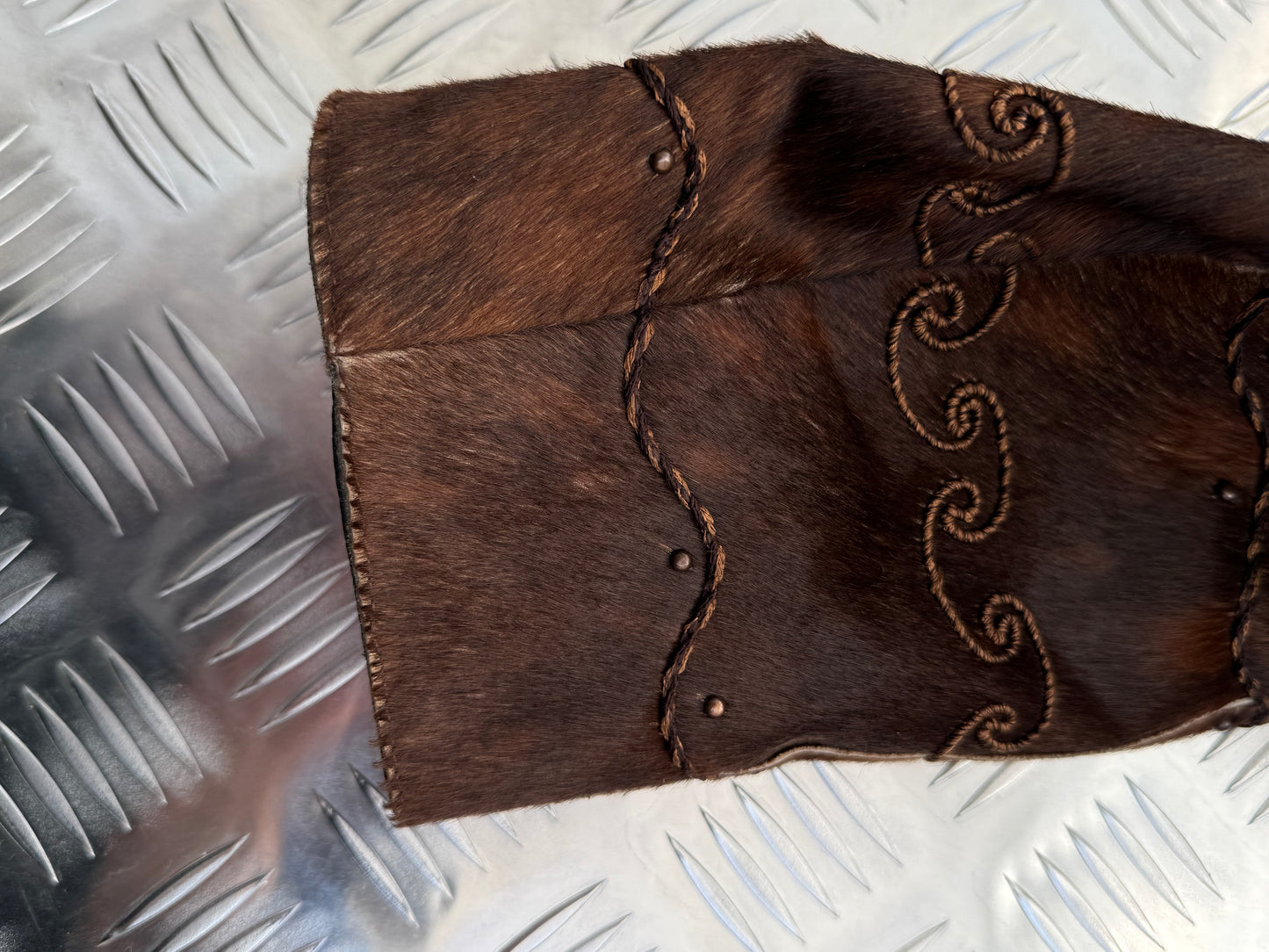 Vintage leather jacket TWINKLING GLOBAL