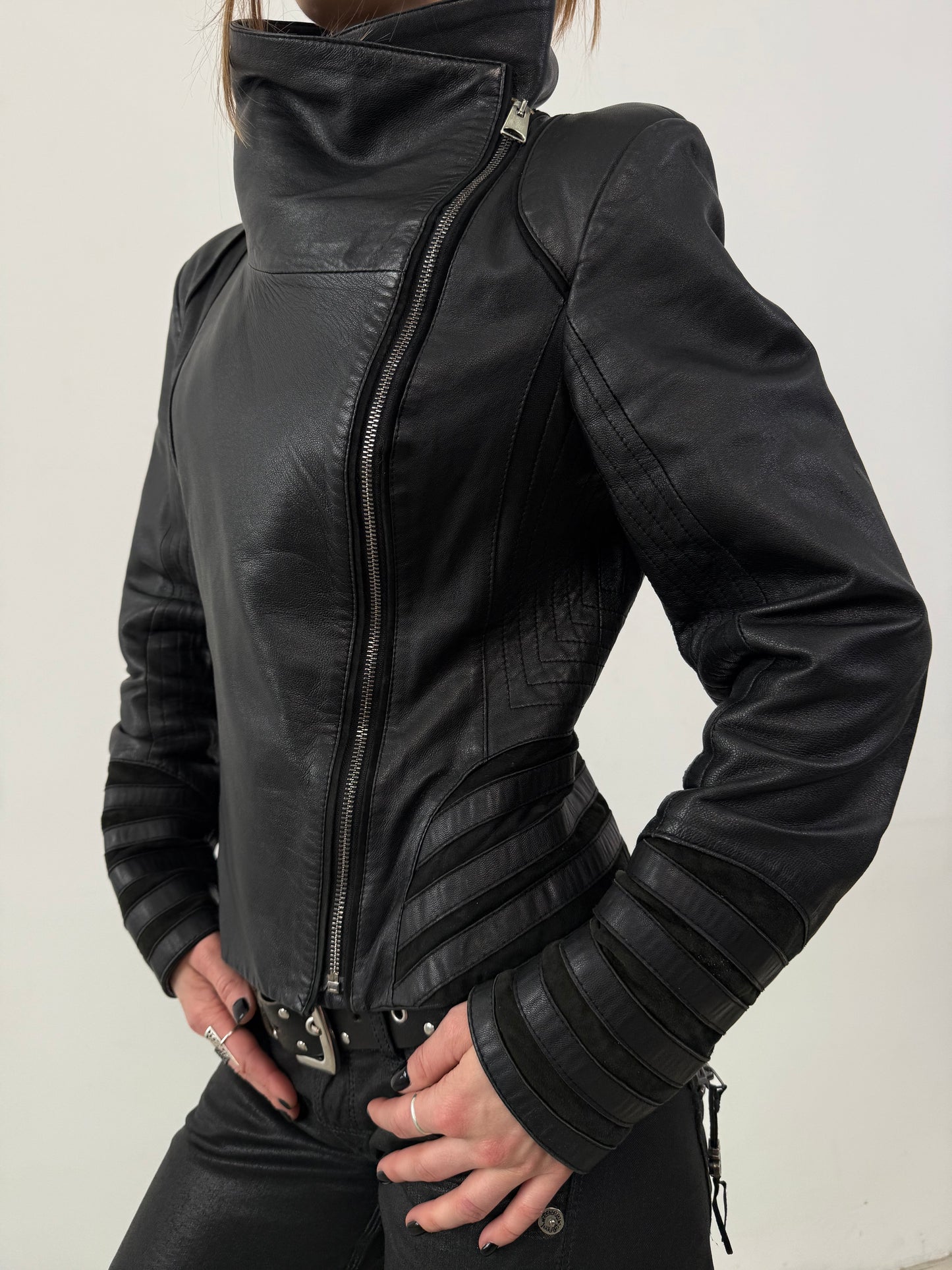 Vintage leather jacket TWINKLING GLOBAL