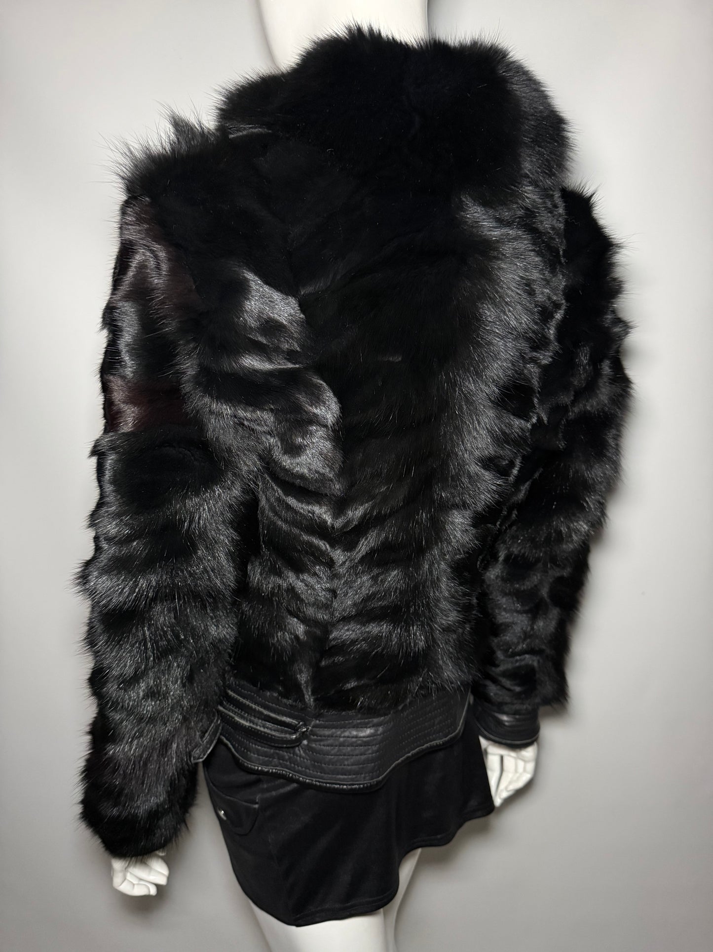 Vintage leather jacket TWINKLING GLOBAL