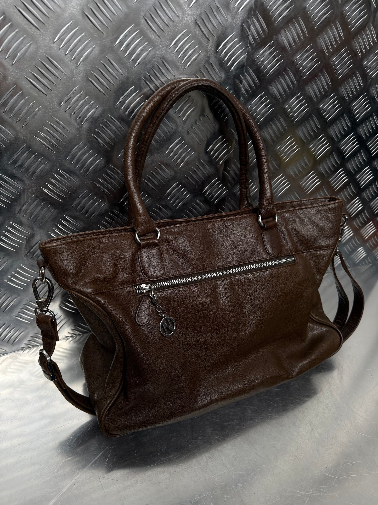 Vintage leather bag TWINKLING GLOBAL